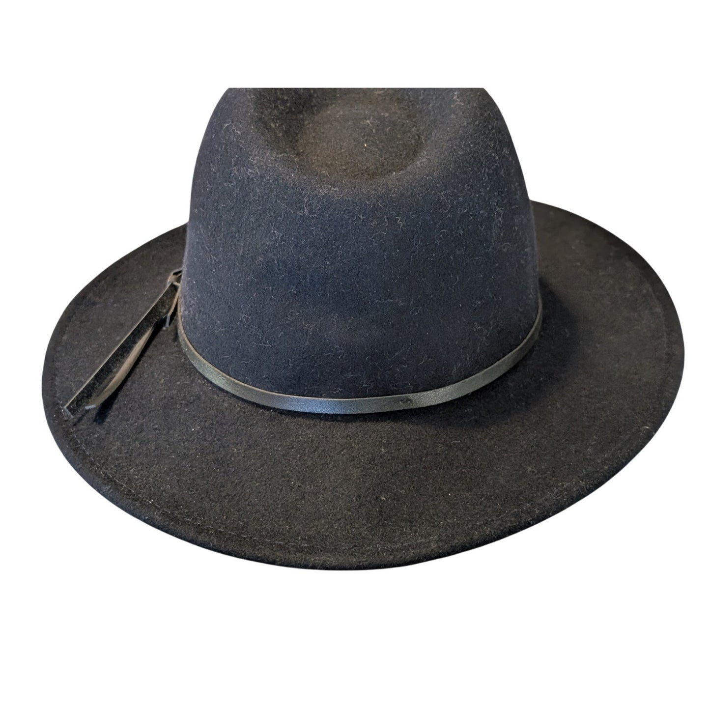 Navy/Black Winter Felt Hat 21.5" Inside Size Small