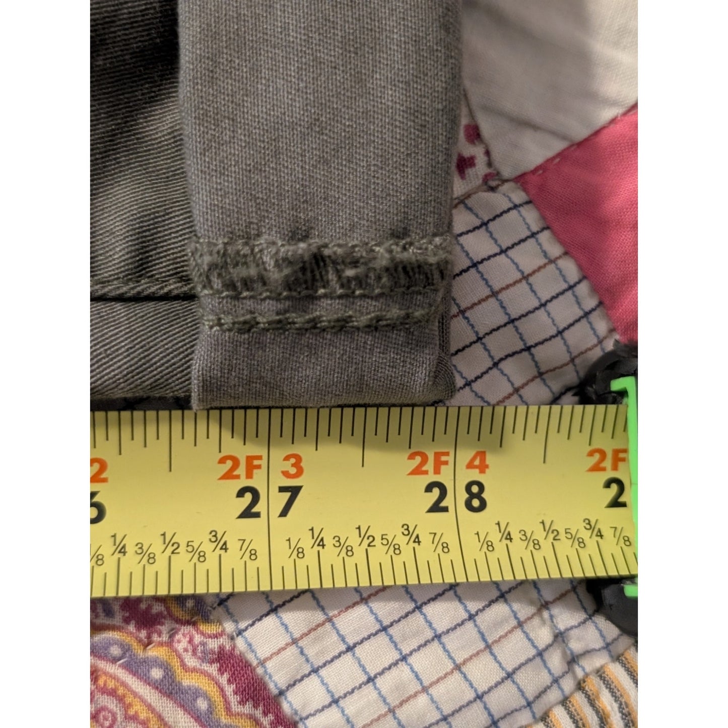 Torrid NWOT Weekend Straight Cargo Camo Cadet Green Stretch Twill Pant 2R (2X)