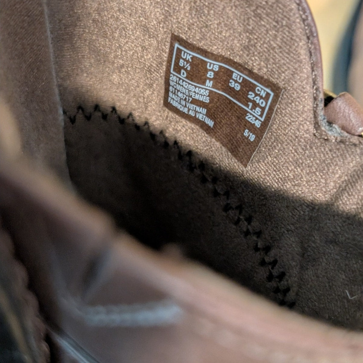 CLARKS Collection Women's Patty Keren Dark Brown Leather Mules Size 8