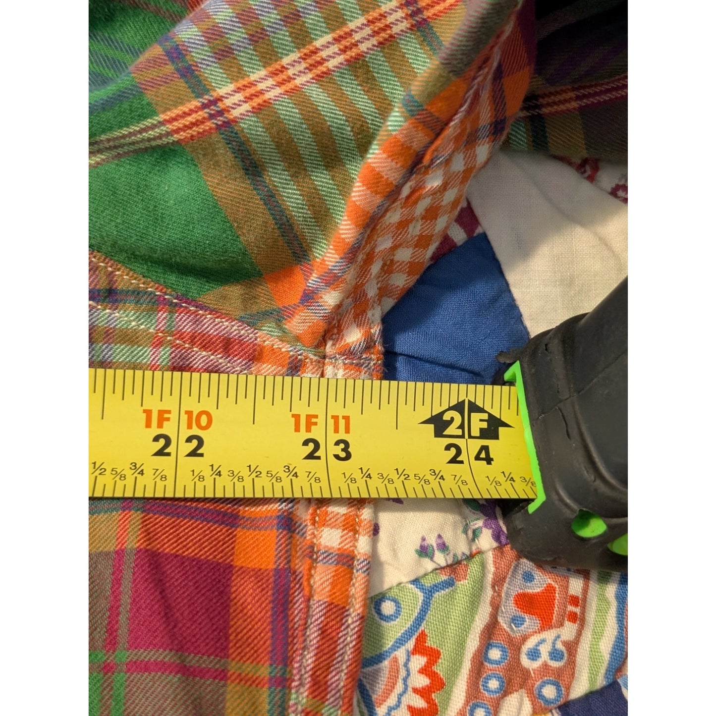 Vintage Polo by Ralph Lauren Green Plaid Button Down Shirt Mens Size L