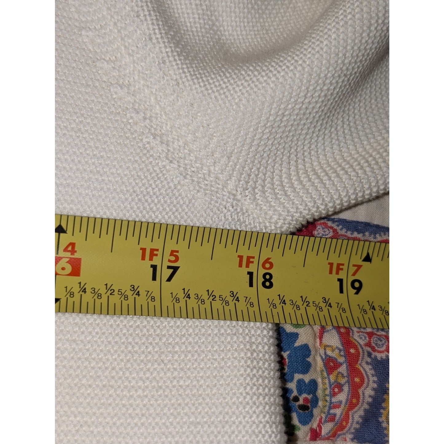 COS White 100% Cotton Knit Front Pocket Detail Slightly Cropped Sleeve Sweater S