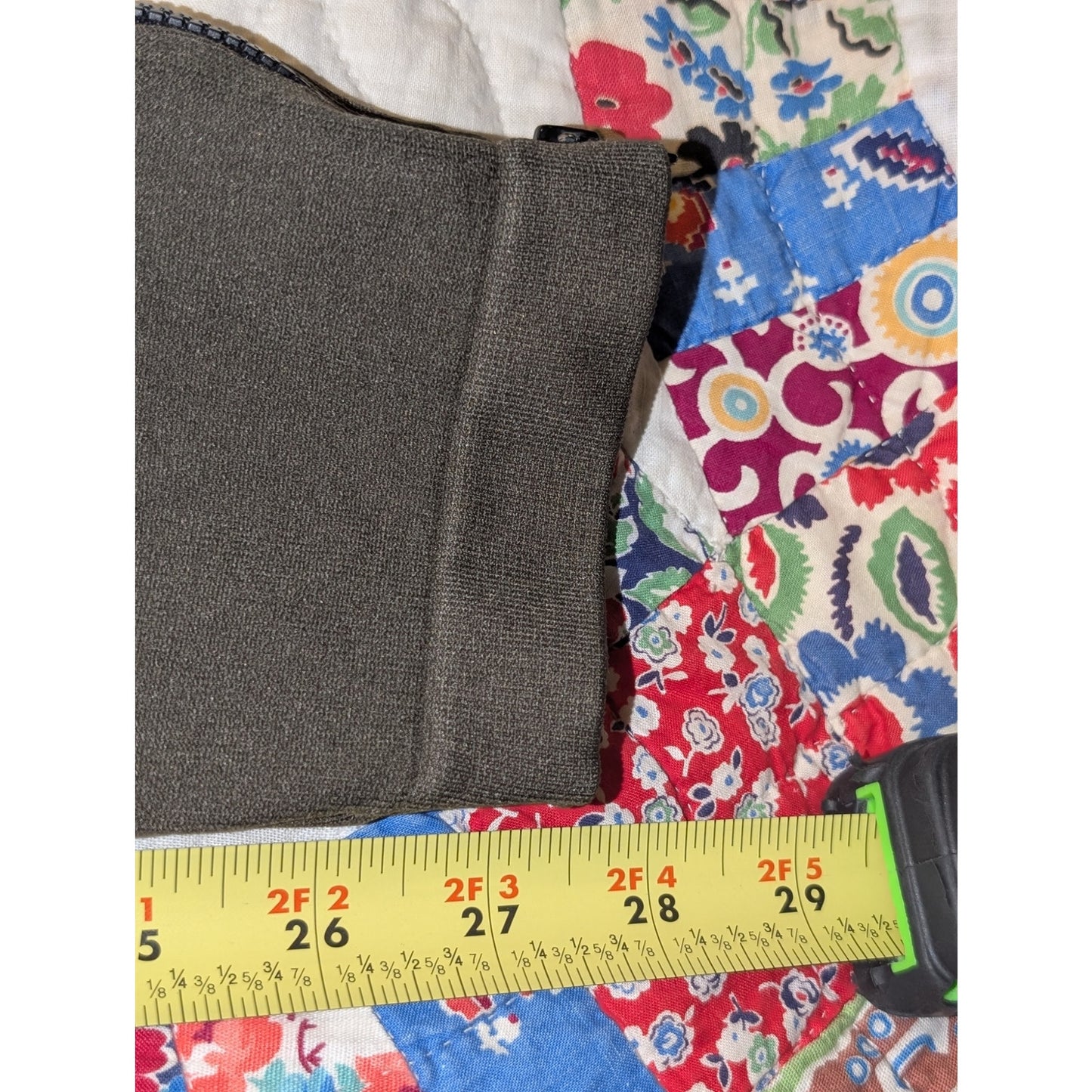 SPANX Ankle Zip Olive Green Seamless Leggings Size 2X