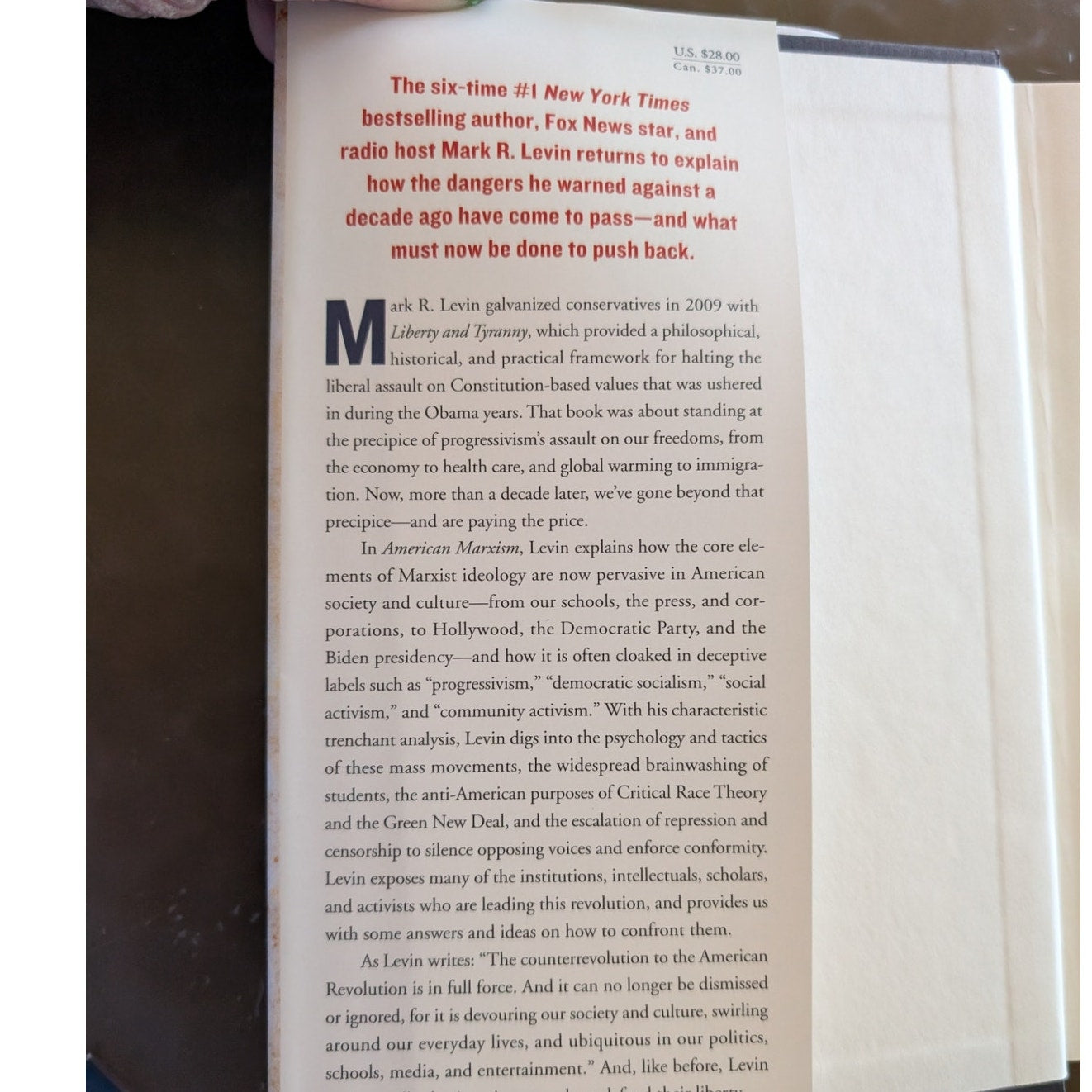 American Marxism by Mark R. Levin (2021, Hardcover)