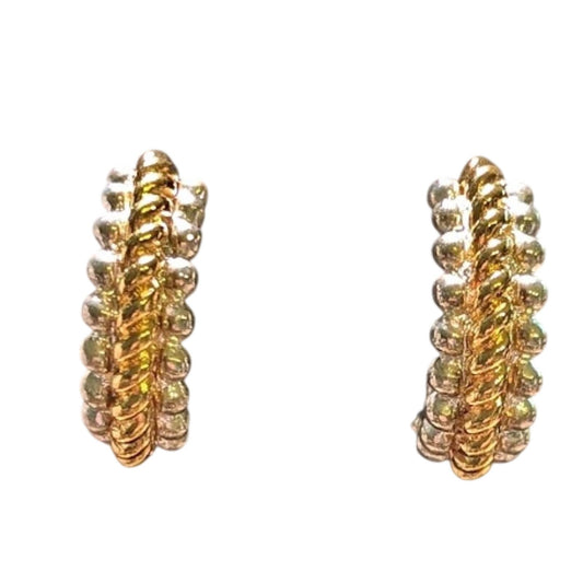Premier USA Two Toned Clip On Earrings