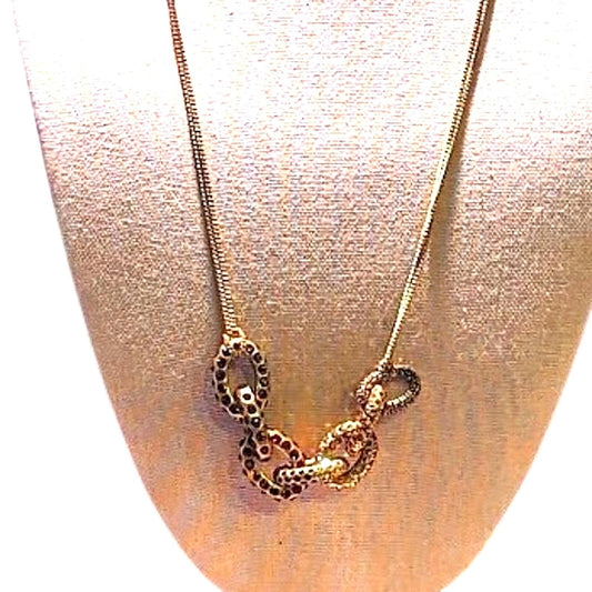 J Crew Crystal Chain Necklace