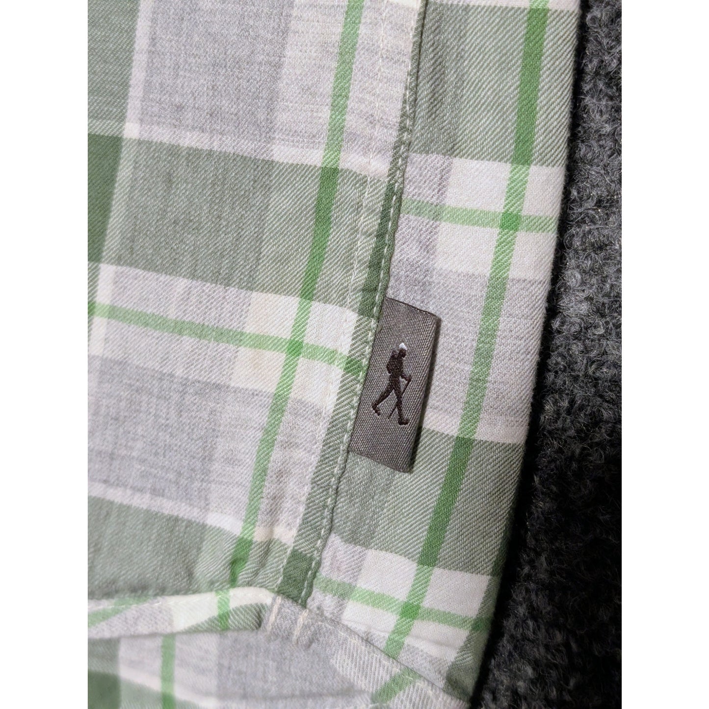 Royal Robbins Green Plaid Short Sleeve Button Up Front Pockets Mens' L Shirt