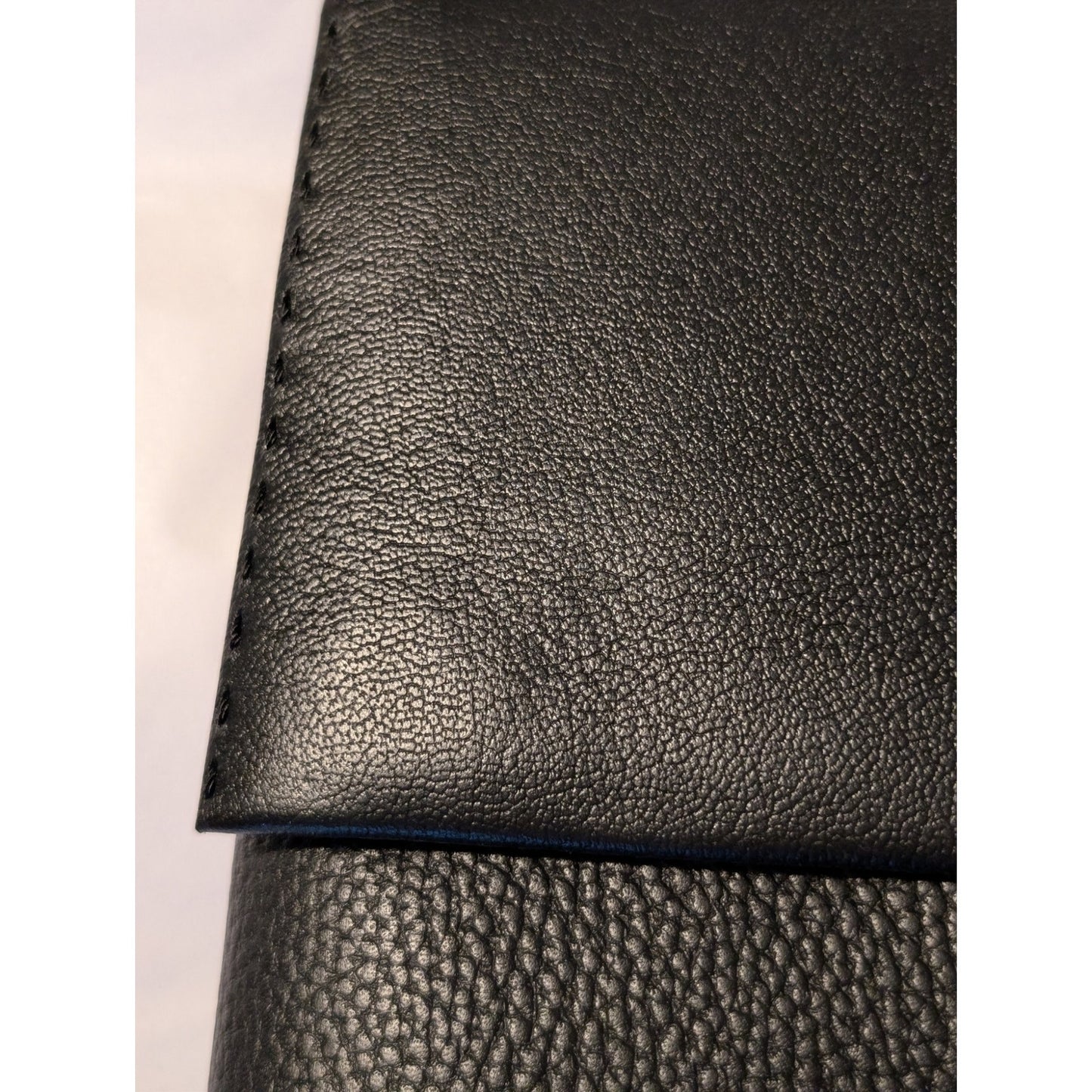 Ted Baker London NWT Large Black Leather Bar Detail Diaana Satchel Handbag