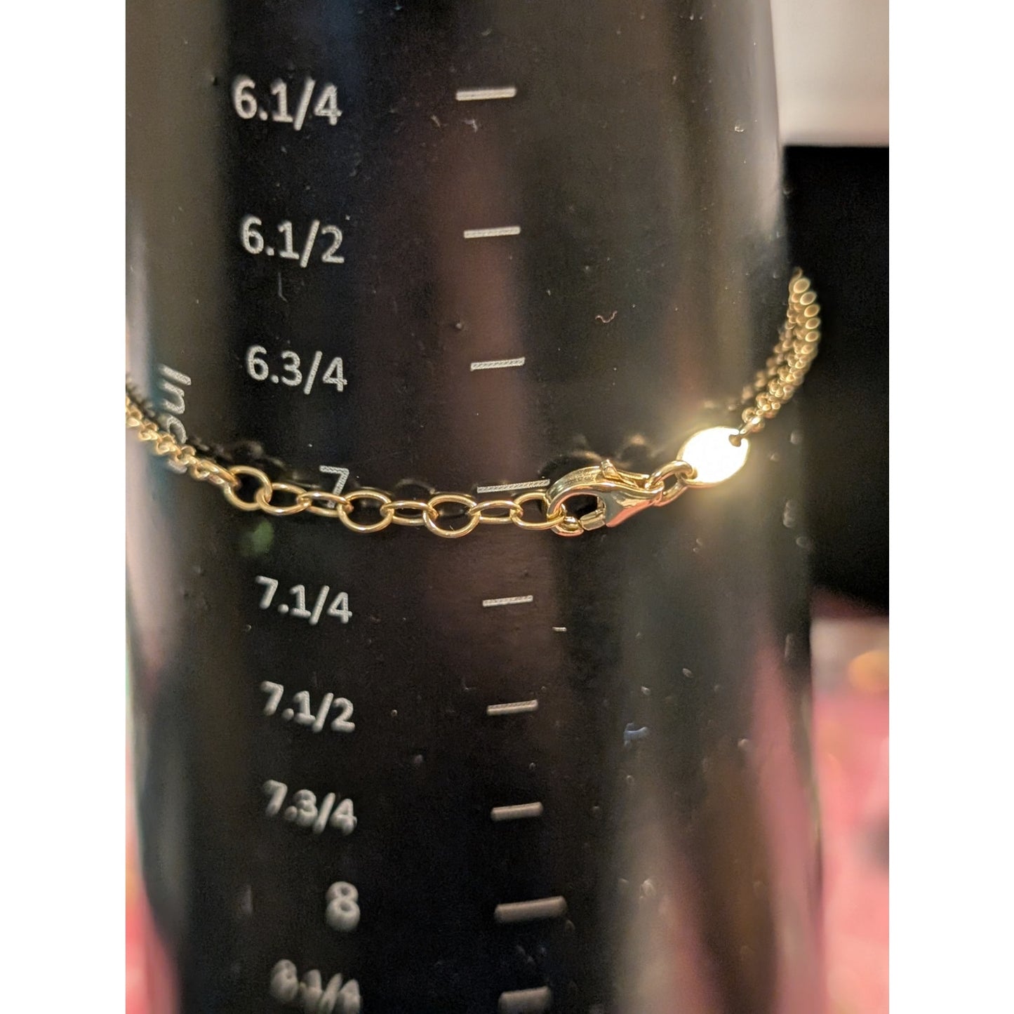 Dyadema 925 Italy Vermeil MOP Quadrafoil Chain Link Bracelet