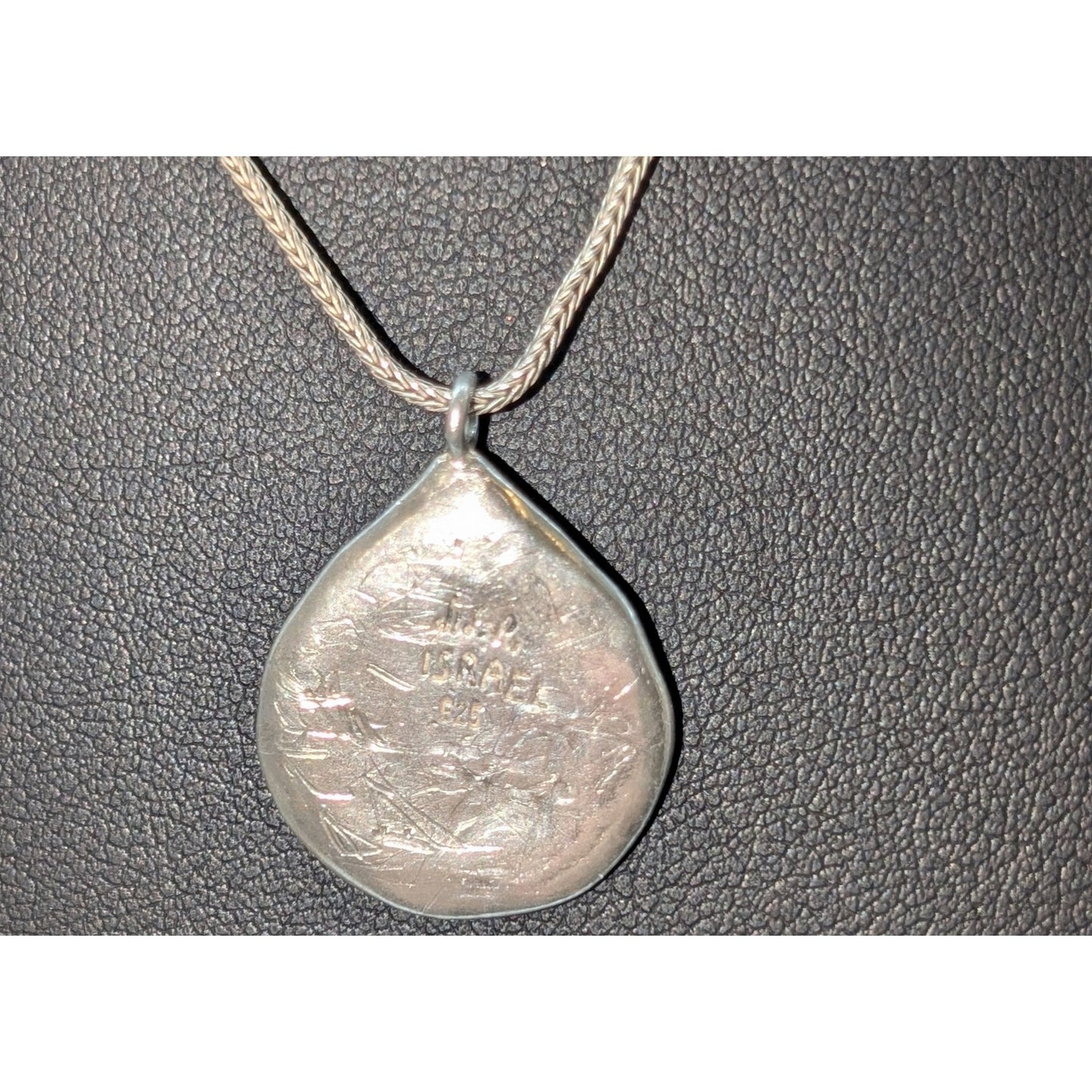 Vtg Silpada Didae 925 Sterling Made in Israel Initial 'J' Pendant 18" Necklace