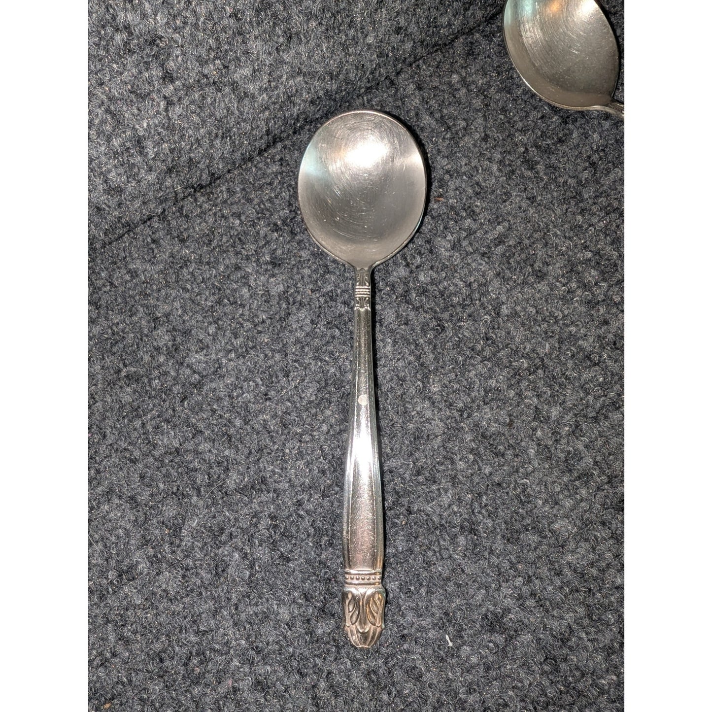 Vintage Holmes & Edwards Danish Princess Inlaid IS Three Jelly Spoons