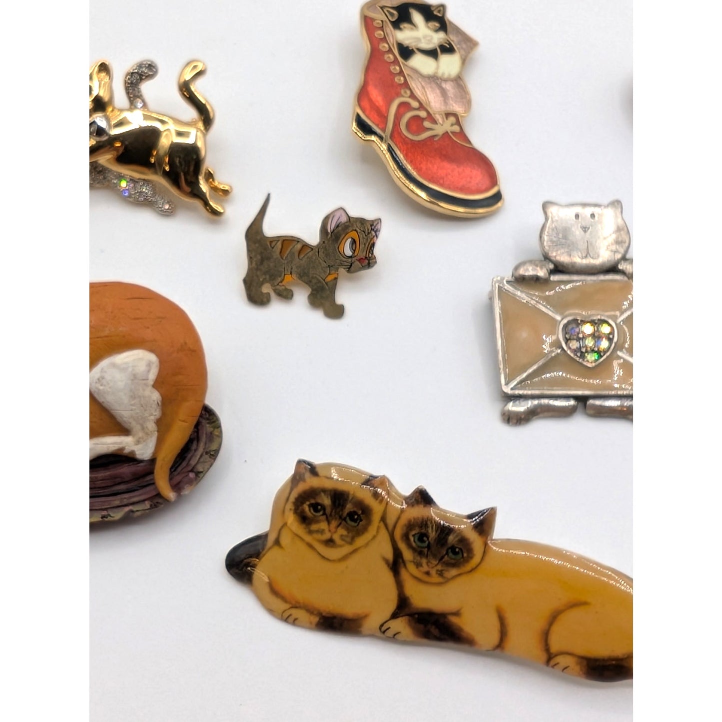Cat Lover Lot of 11 Cat Pins