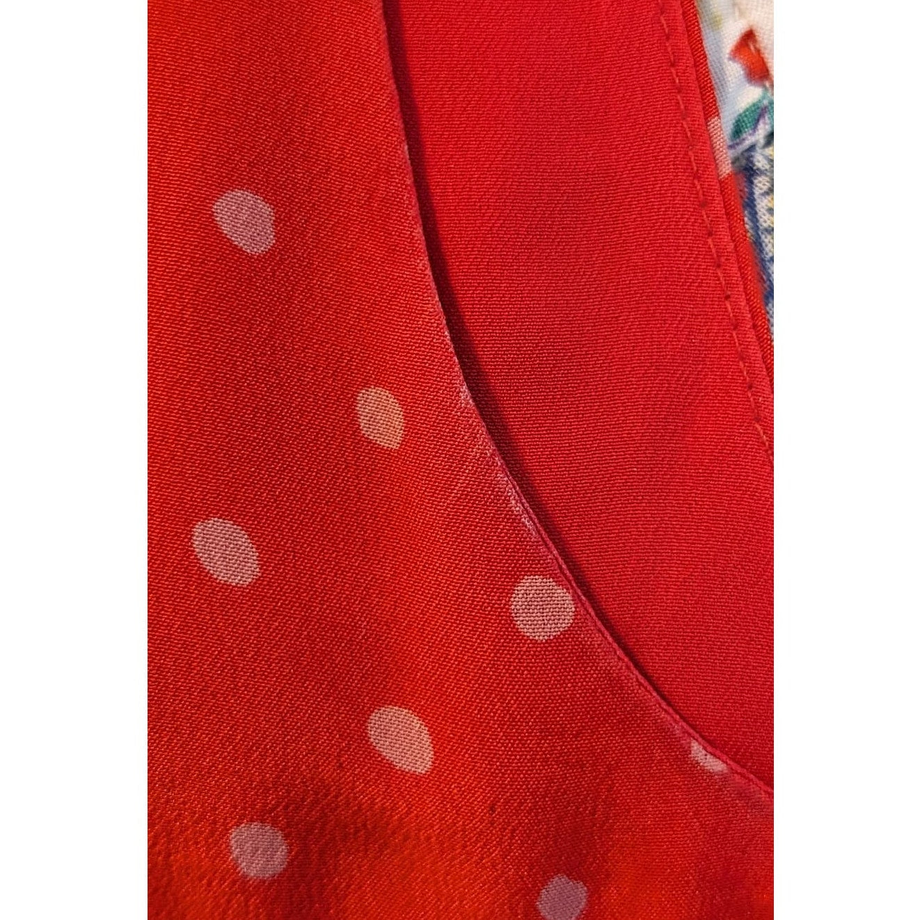 Joie Orange Silk Polka Dot Sleeveless Hook & Eye Open Back Short Dress  Sz S