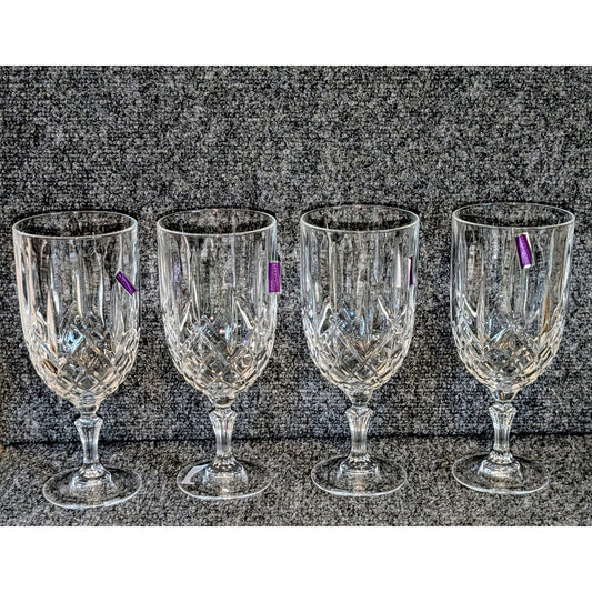 Waterford Marquis Markham Crystal Iced Beverage Glasses Set of Four NWOT