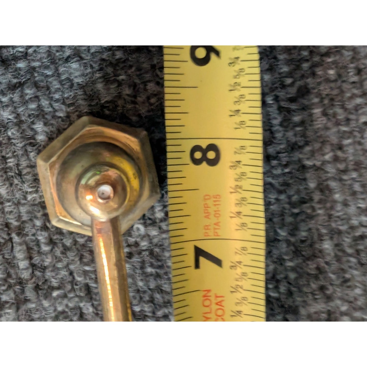 Vintage Solid Brass Bell Shaped Long Handle Candle Snuffer