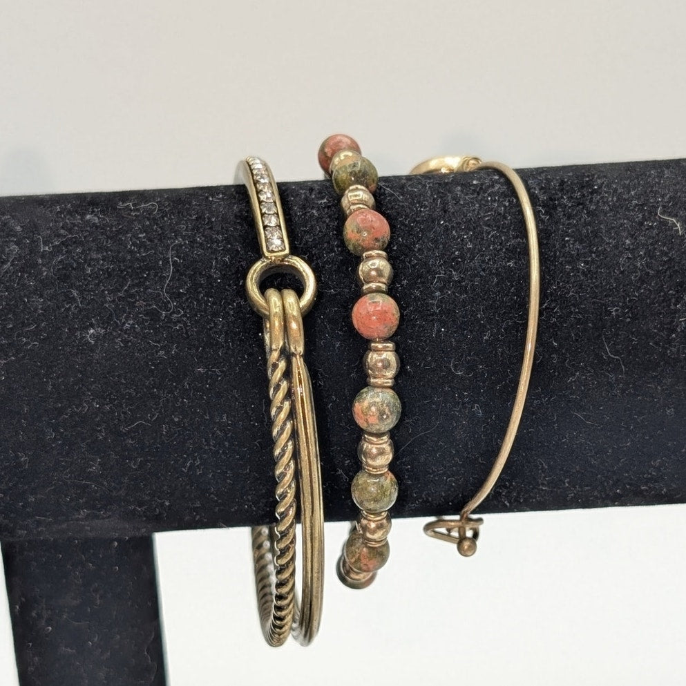 Lot of Nine Mixed Bracelets