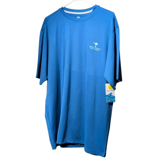NWT Quiet Storm & Surf Shop Blue Men's Rashguard Tee Size XL