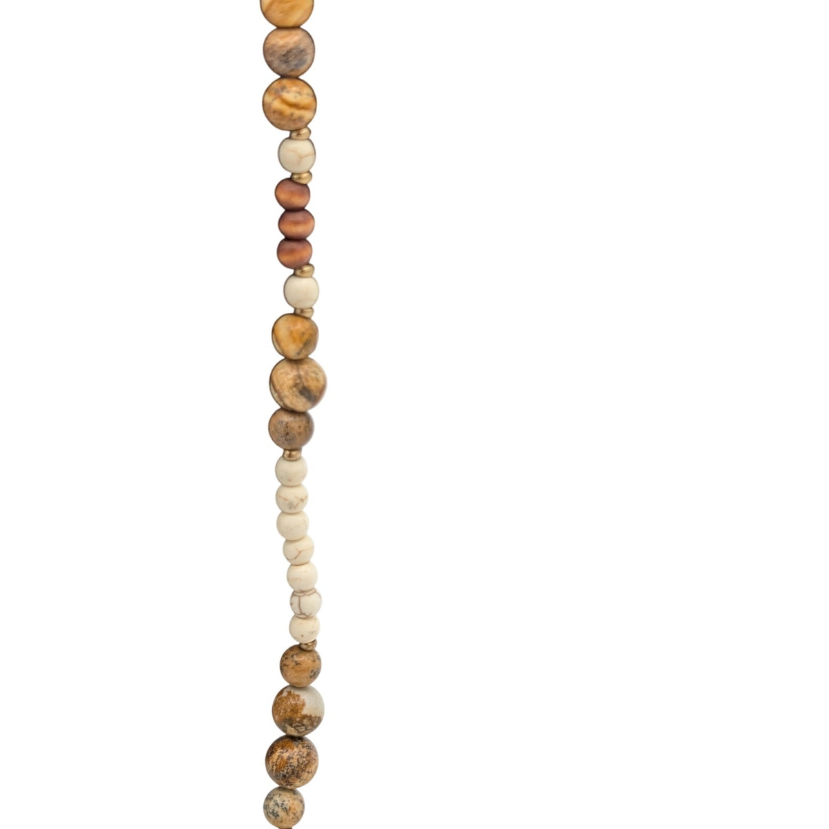 Jasper Stone Bead 42" Necklace