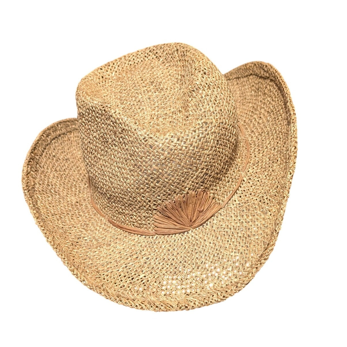 J.Crew Unisex Straw Cowboy Style Sun Hat One Size