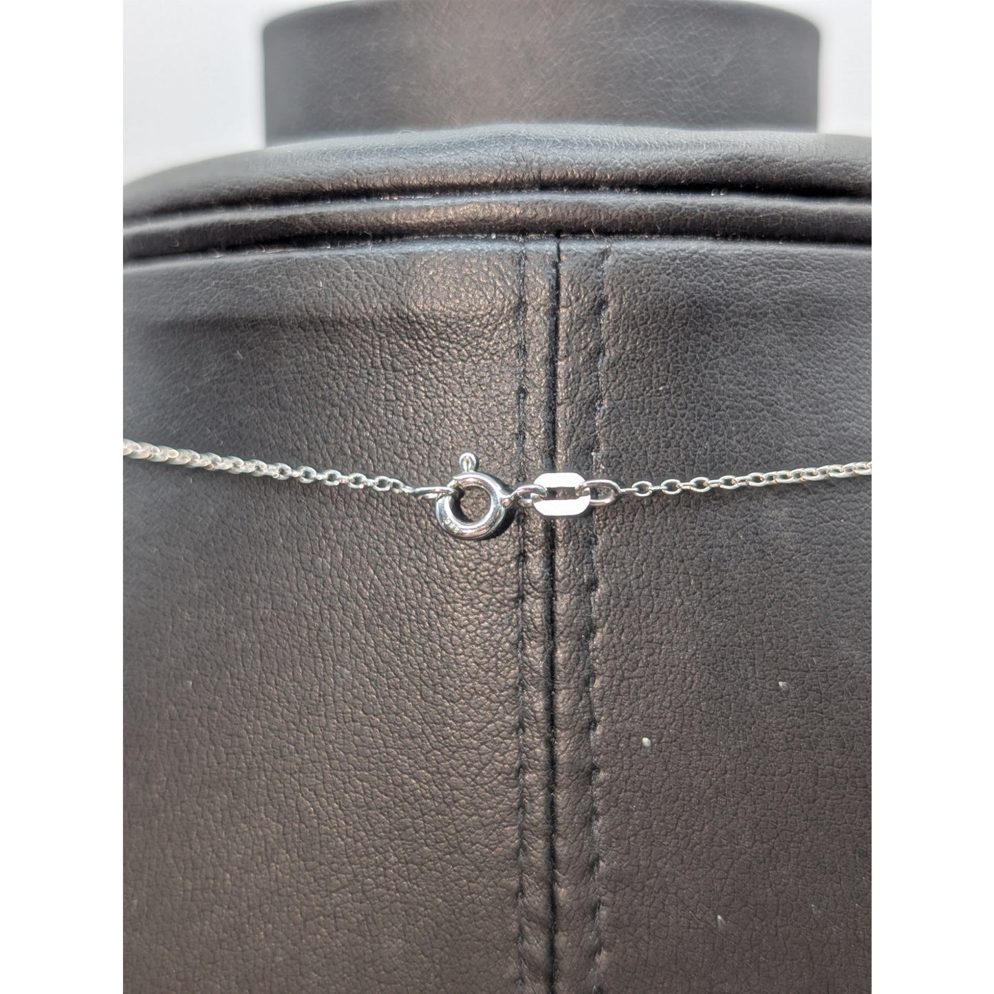 PAJ 925 Sterling Silver Large Open Heart Pendant 18" Necklace