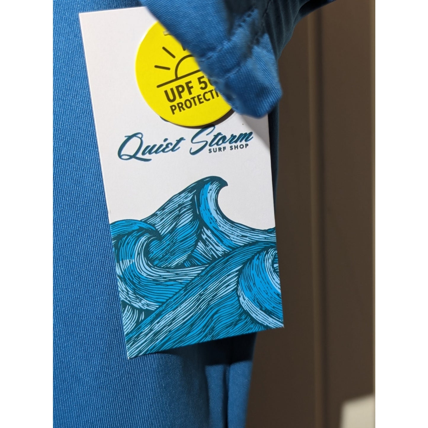 NWT Quiet Storm & Surf Shop Blue Men's Rashguard Tee Size XL