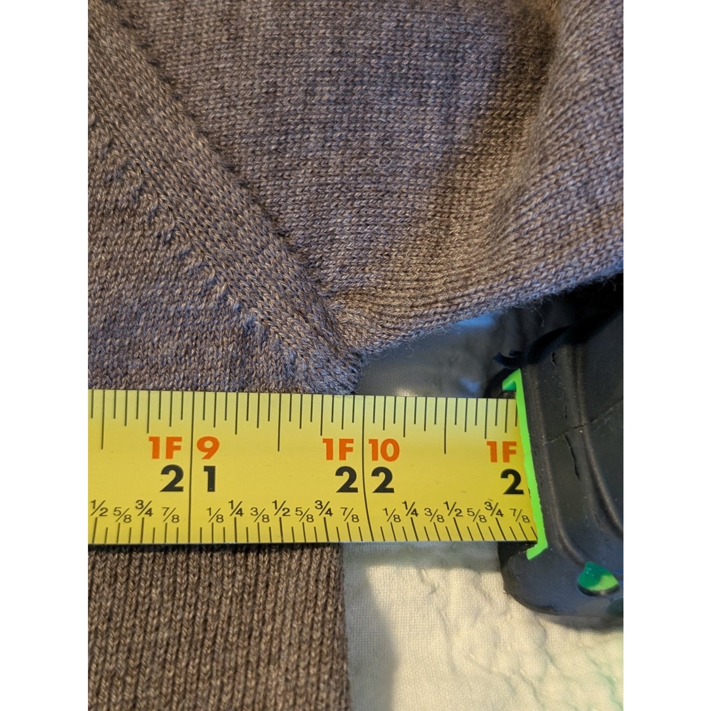 Fiume Made in Italy Brown Lightweight V Neck Button Front Cardigan Size L