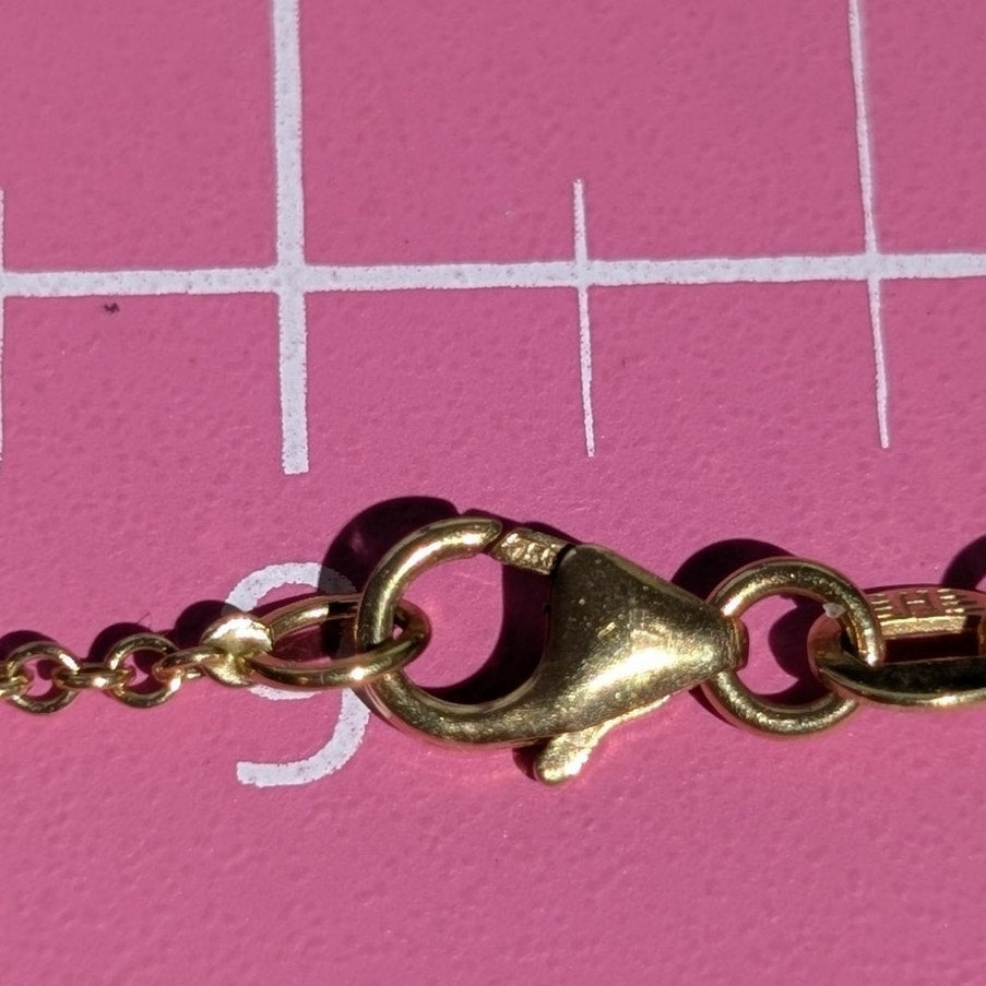 Herco 18k Yellow Gold 19.75" Chain Necklace 3.60g