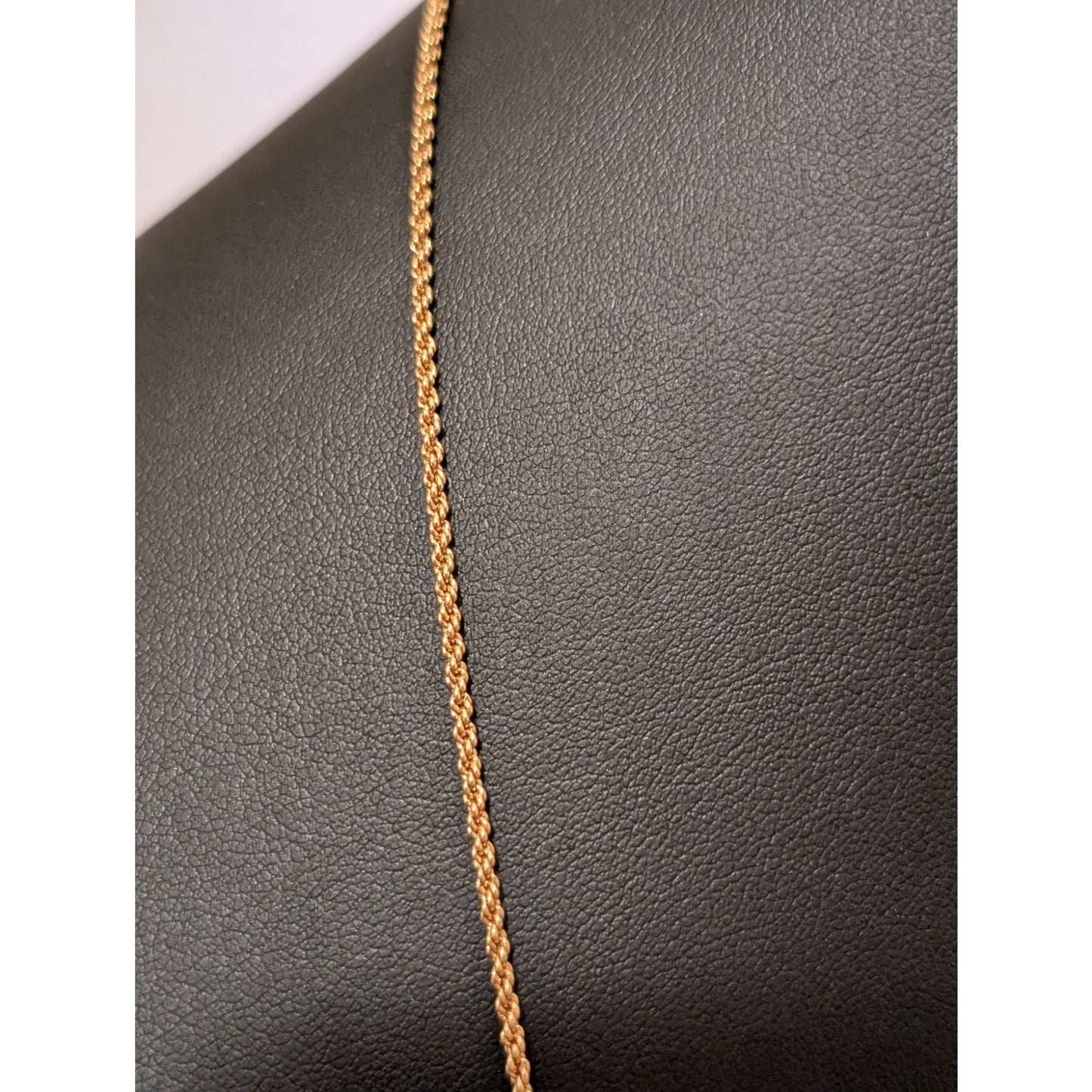 Vintage Napier Long Gold Tone Rope Chain Cluster Faux Pearl Necklace