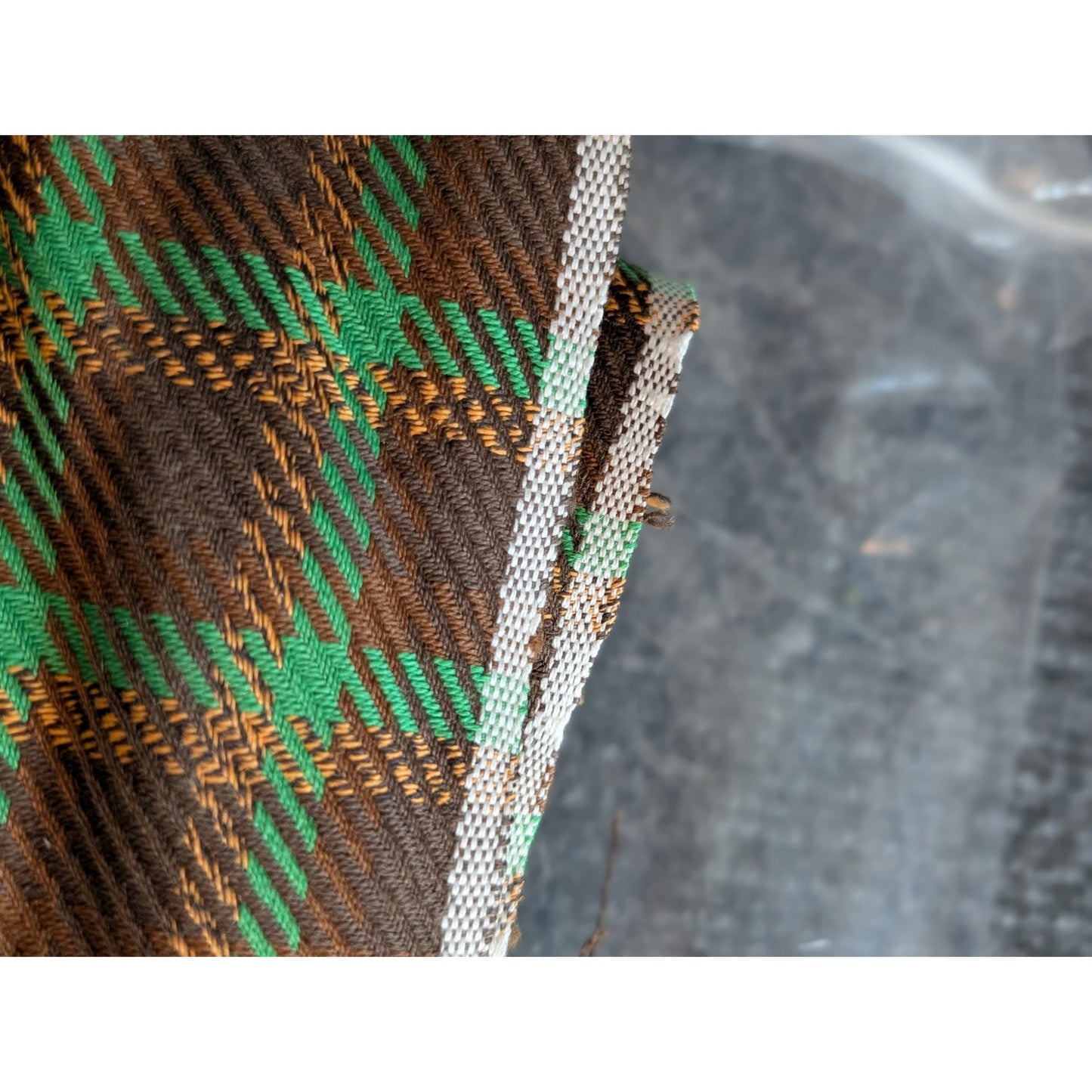 NWOT Brown Bronze Green Plaid Fabric Remnant 94" X 84"