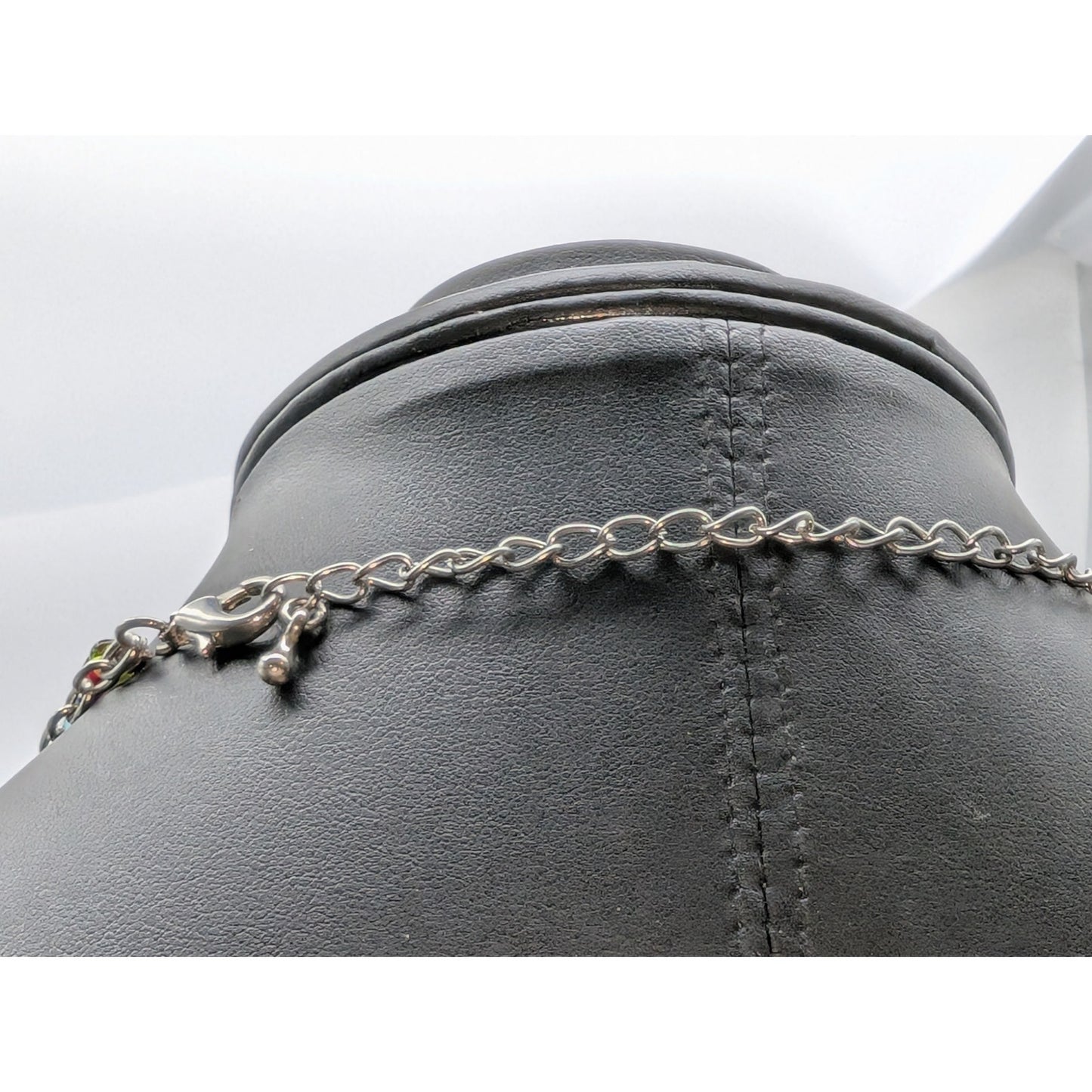 Howlite Multi-Color Beaded Dangling Crosses Necklace & Kairos Wire Wrap Bracelet