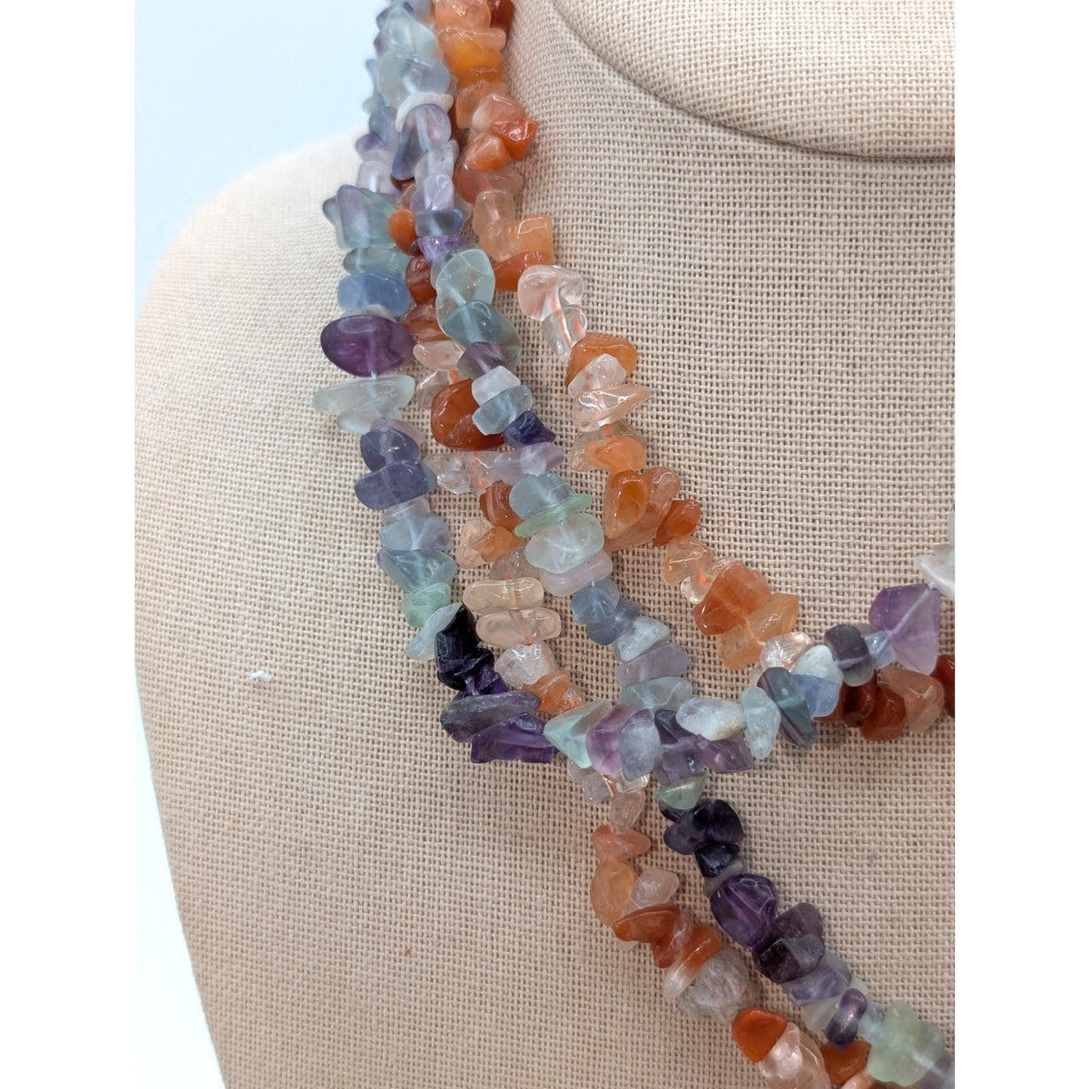 Lot of Gemstone Chip Bead Necklaces and Bracelets