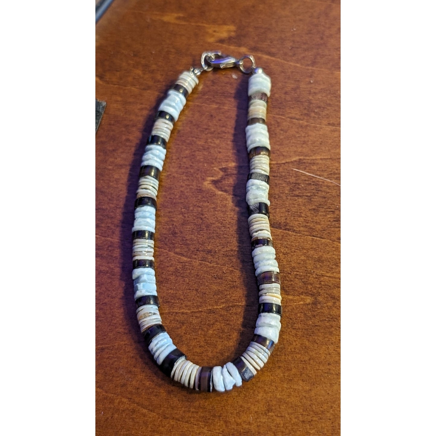 Shell Bead 9" Bracelet or Anklet