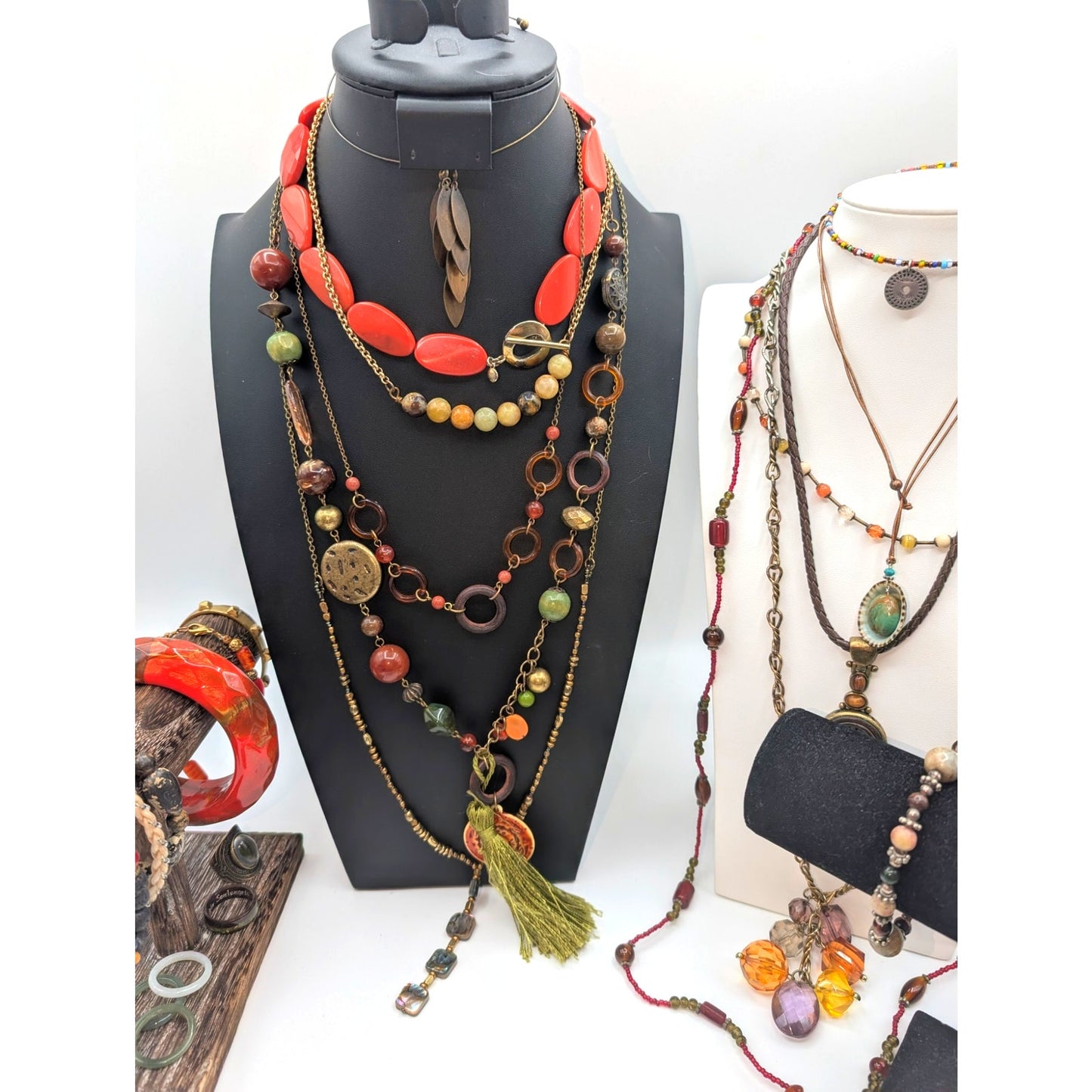 Reseller's Delight 46 Piece Boho Vintage to Modern Costume Jewelry Lot
