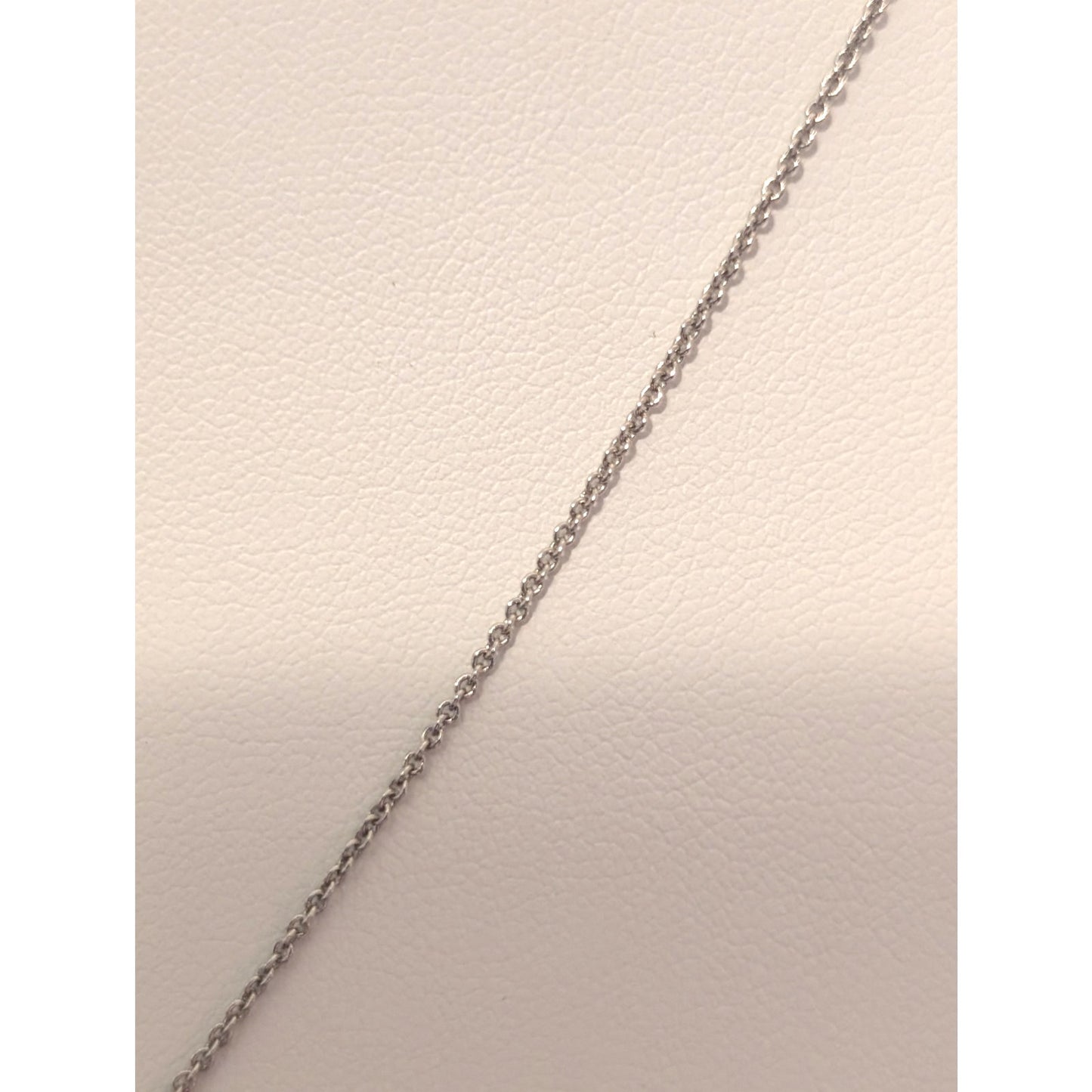 Silver Tone Baguette CZ Sparkling Horseshoe Pendant 16"-18" Necklace