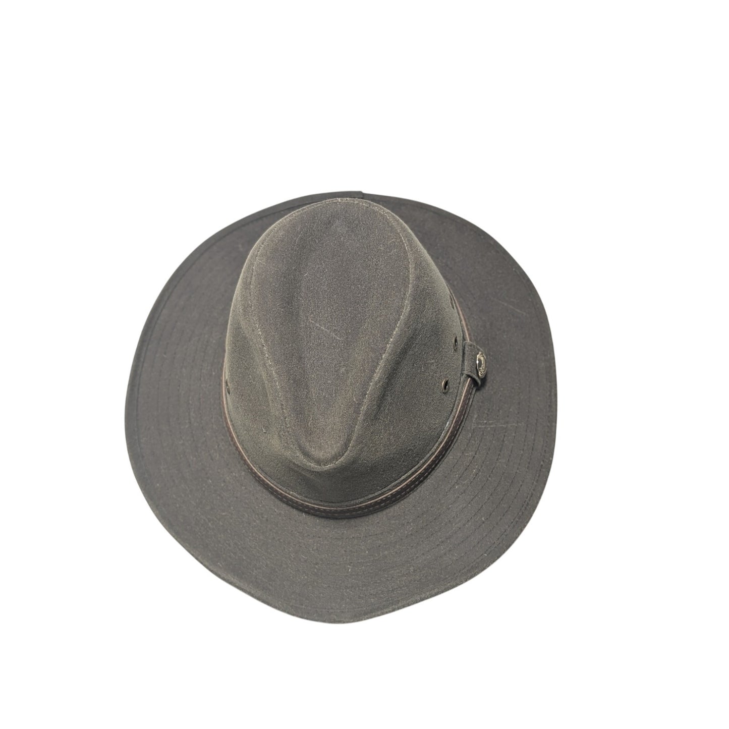 Outback Trading Co. Cabela Olive Oilskin 100% Cotton Western Hat Size L