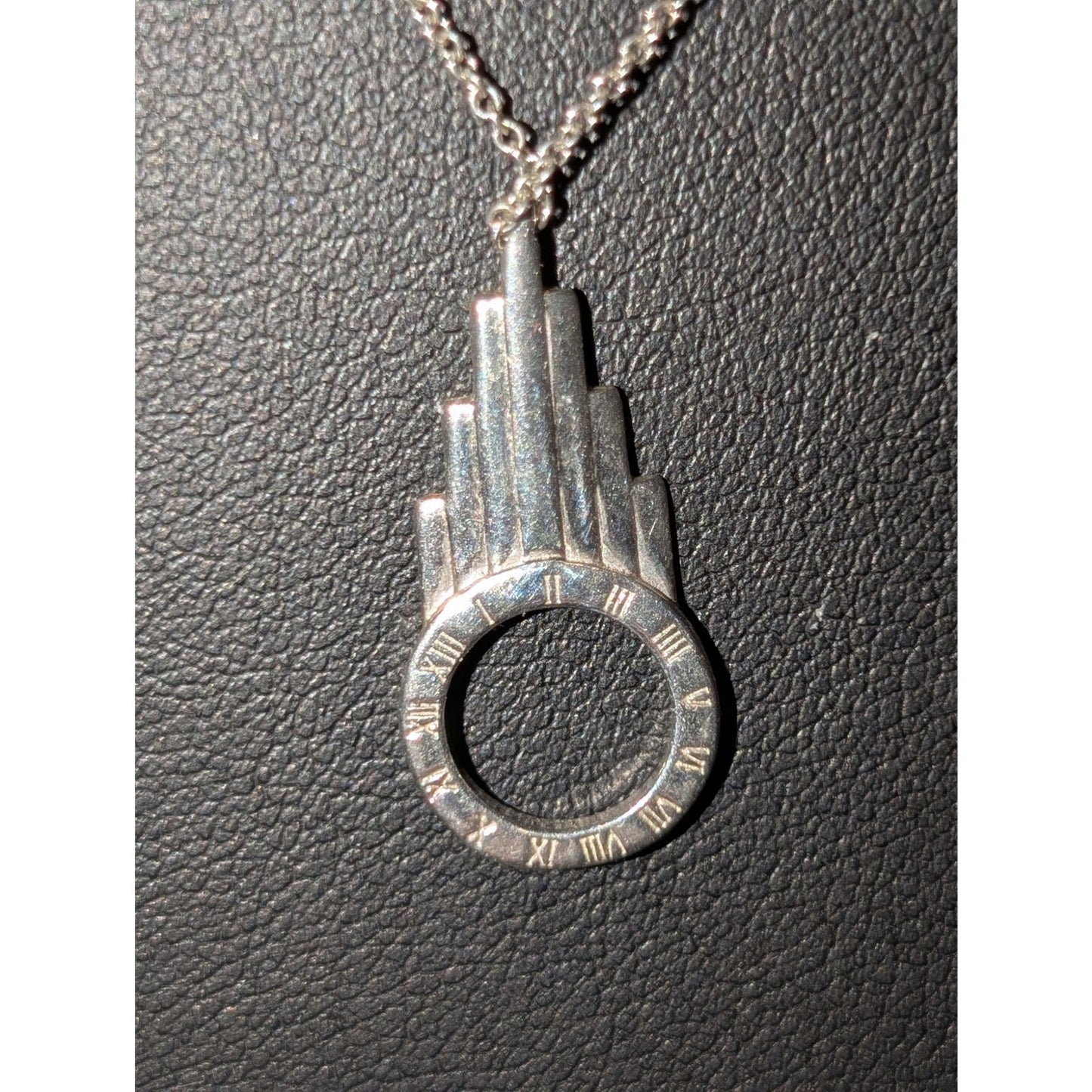 925 Sterling Silver 'Wicked' Pendant 18" Chain Necklace