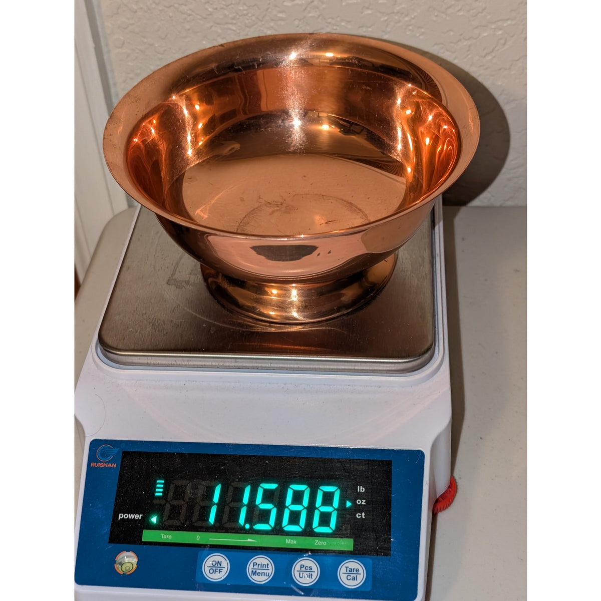 Vintage Coppercraft Guild Small Copper Pedestal Candy Trinket Bowl