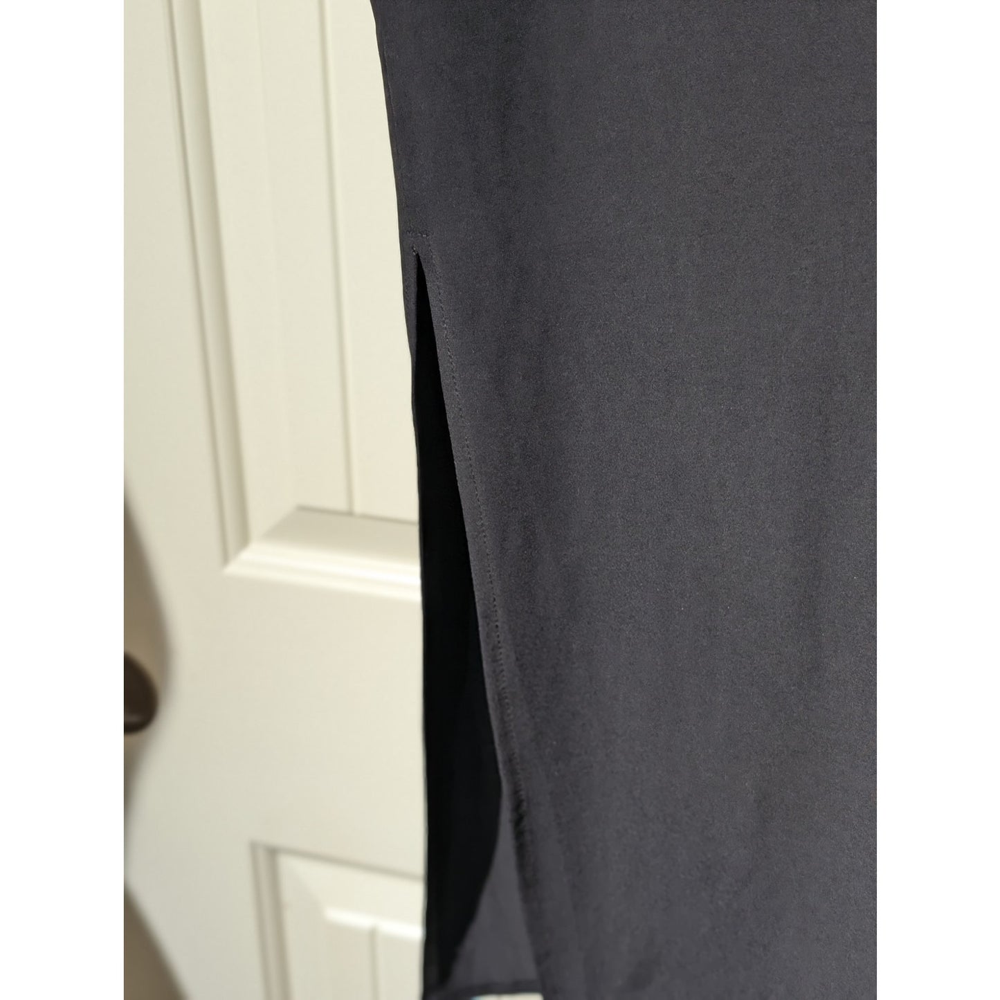 NWT Rachel Roy Curvy Collection Black Four Slit Midi Dress Womens Sz 1X