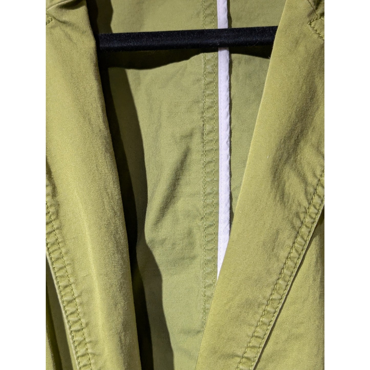 Talbots Green Twill Unlined Twill Safari Style Jacket Womens Plus Size 20W
