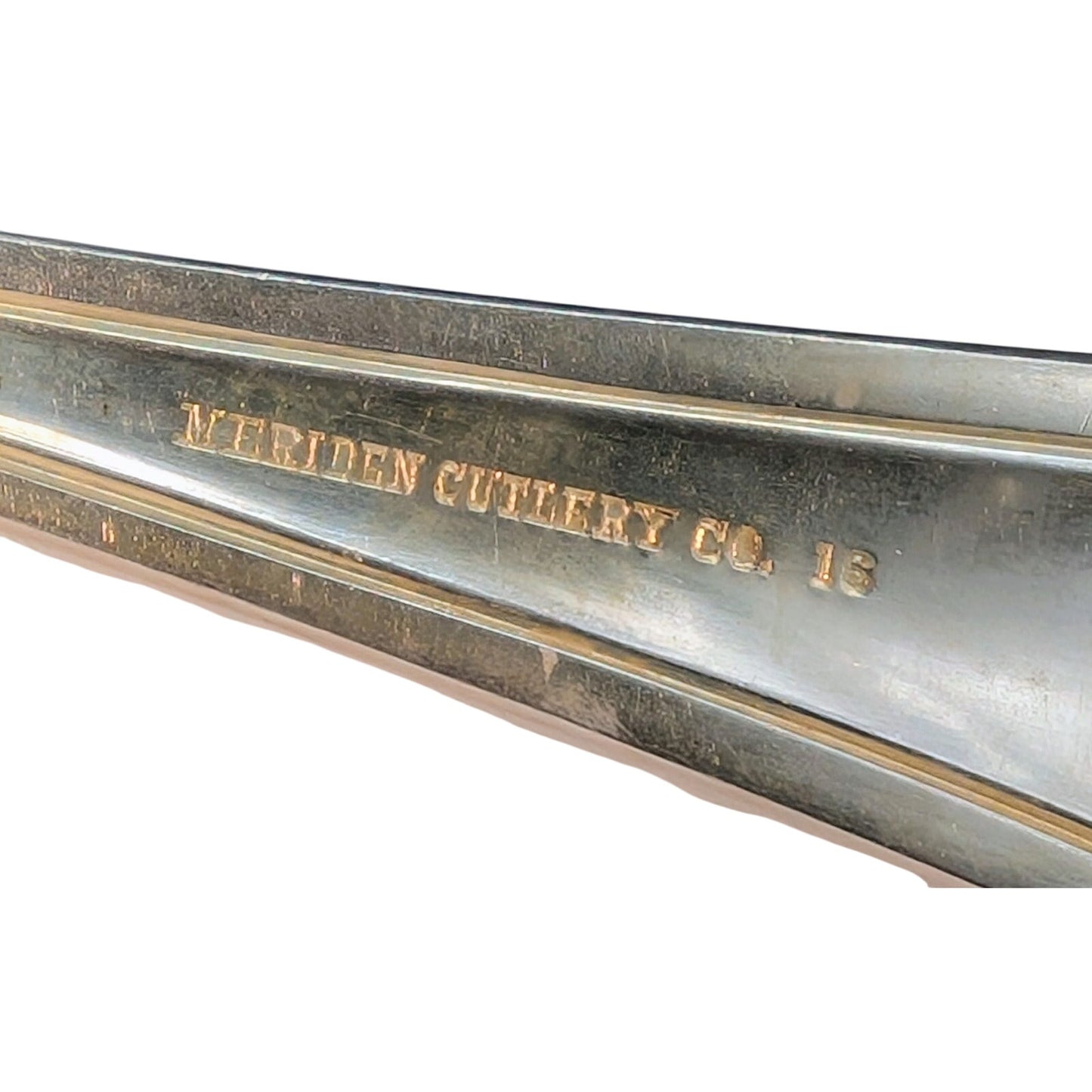 Antique Marked Meriden Cutlery Co. 16 Initial 'R' Engraved Pendant (Only)