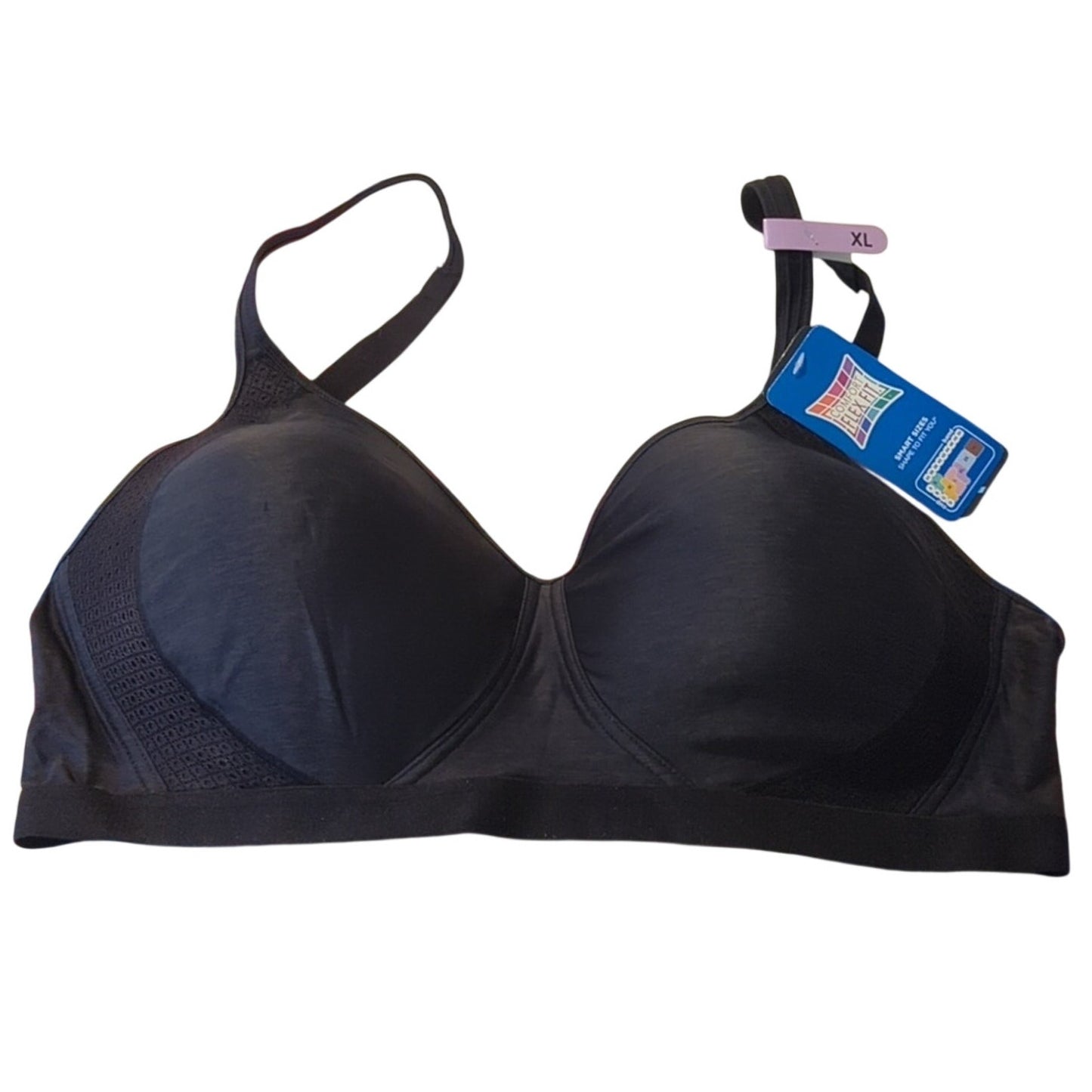 Hanes Black Padded Bra NWT Women's Size XL