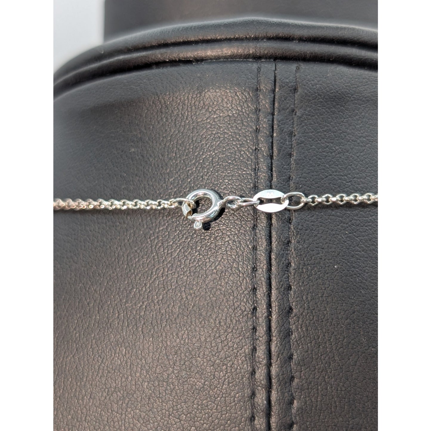 925 Sterling Silver Cursive Name 'Chabelly' 20.25" Chain Necklace