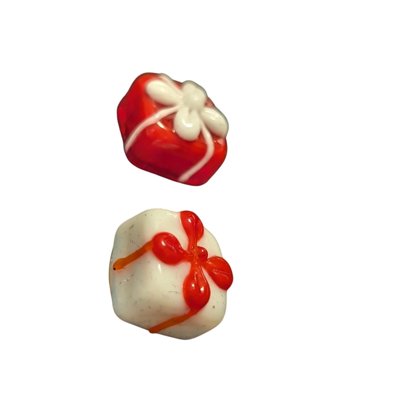 Whimsical Handmade Lampwork Bead Gift Package Cuff Links NWT
