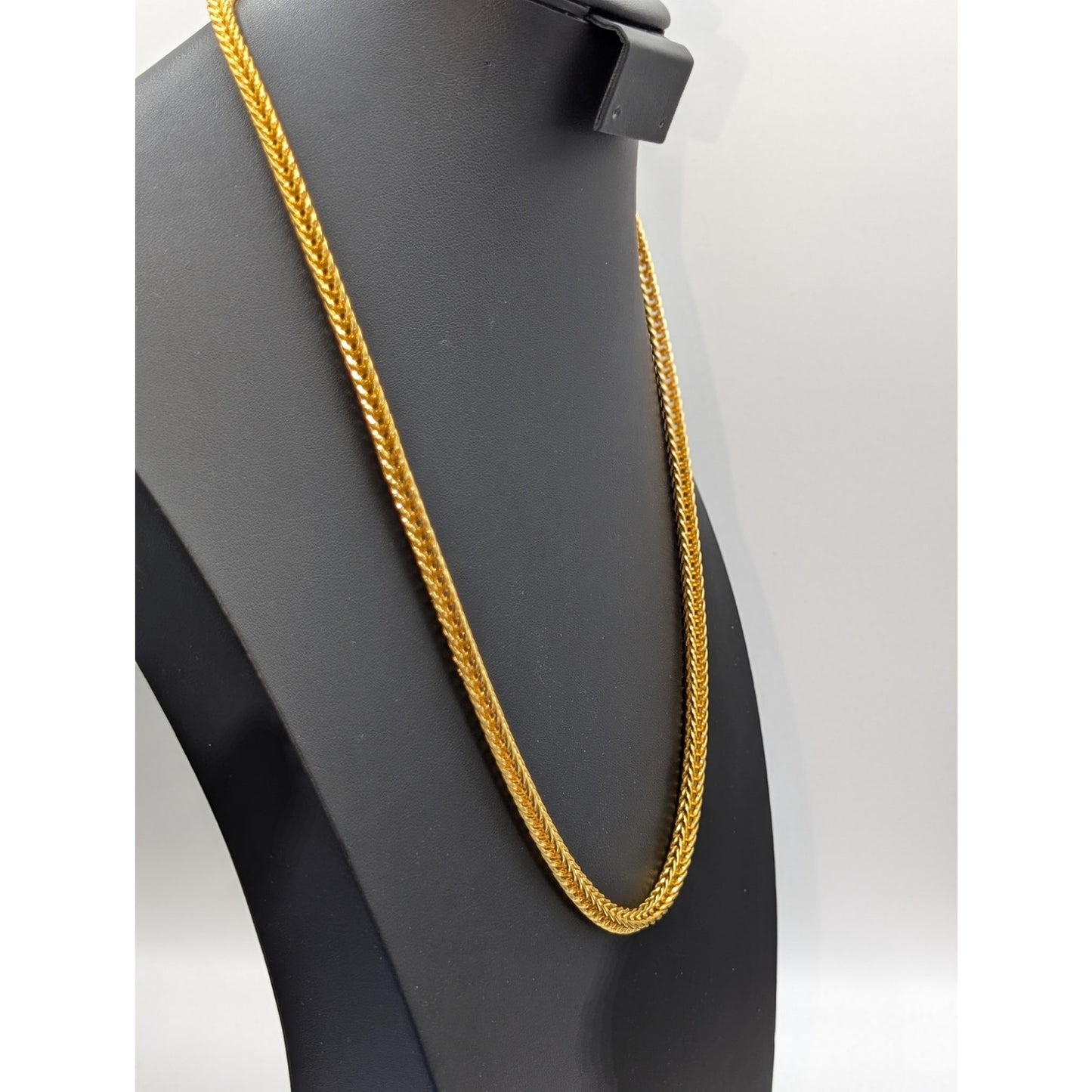 Yellow Gold Plated 24" S Clasp Chain Necklace