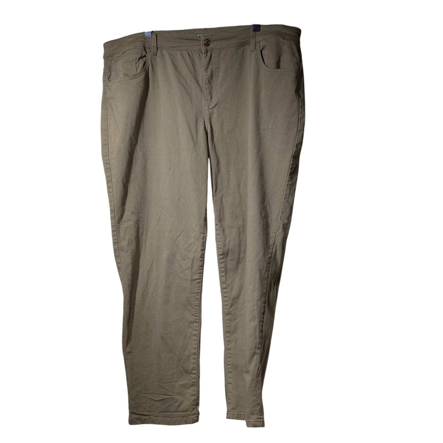 Chico's The Platinum Boyfriend Khaki/Taupe Jean Chico's Sz 4 (US XXL/20)