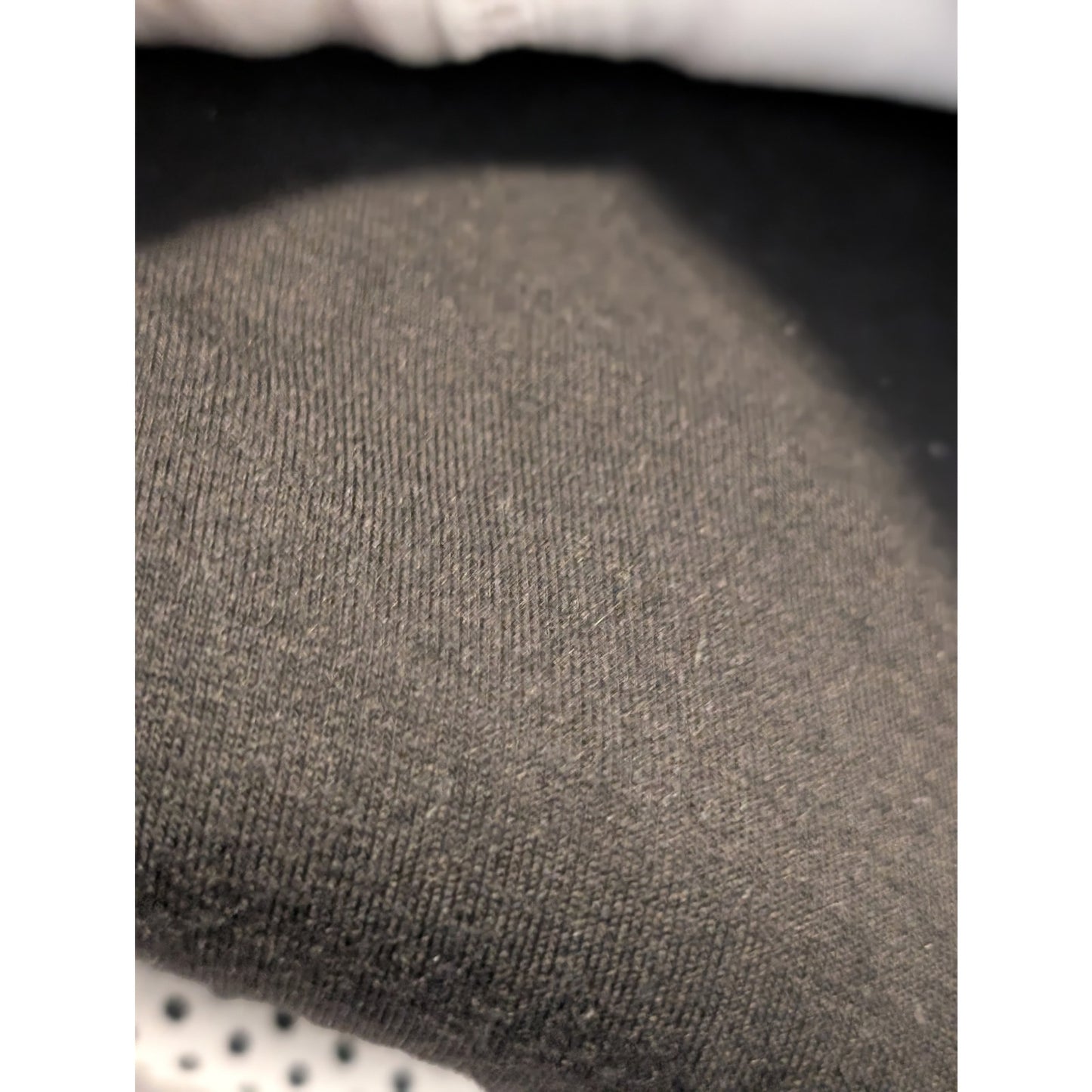 Lot of Six Black White Gray Polka Dot & Plain Color Tops