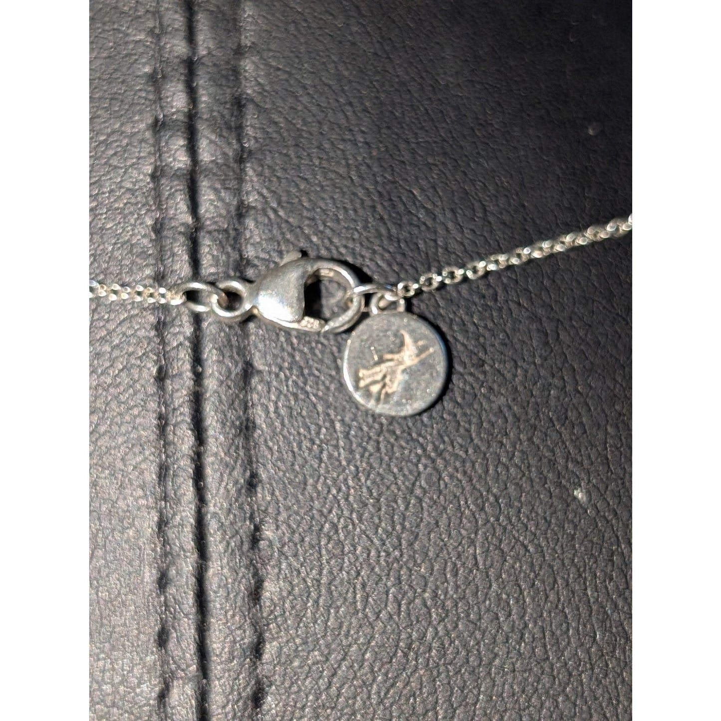 925 Sterling Silver 'Wicked' Pendant 18" Chain Necklace