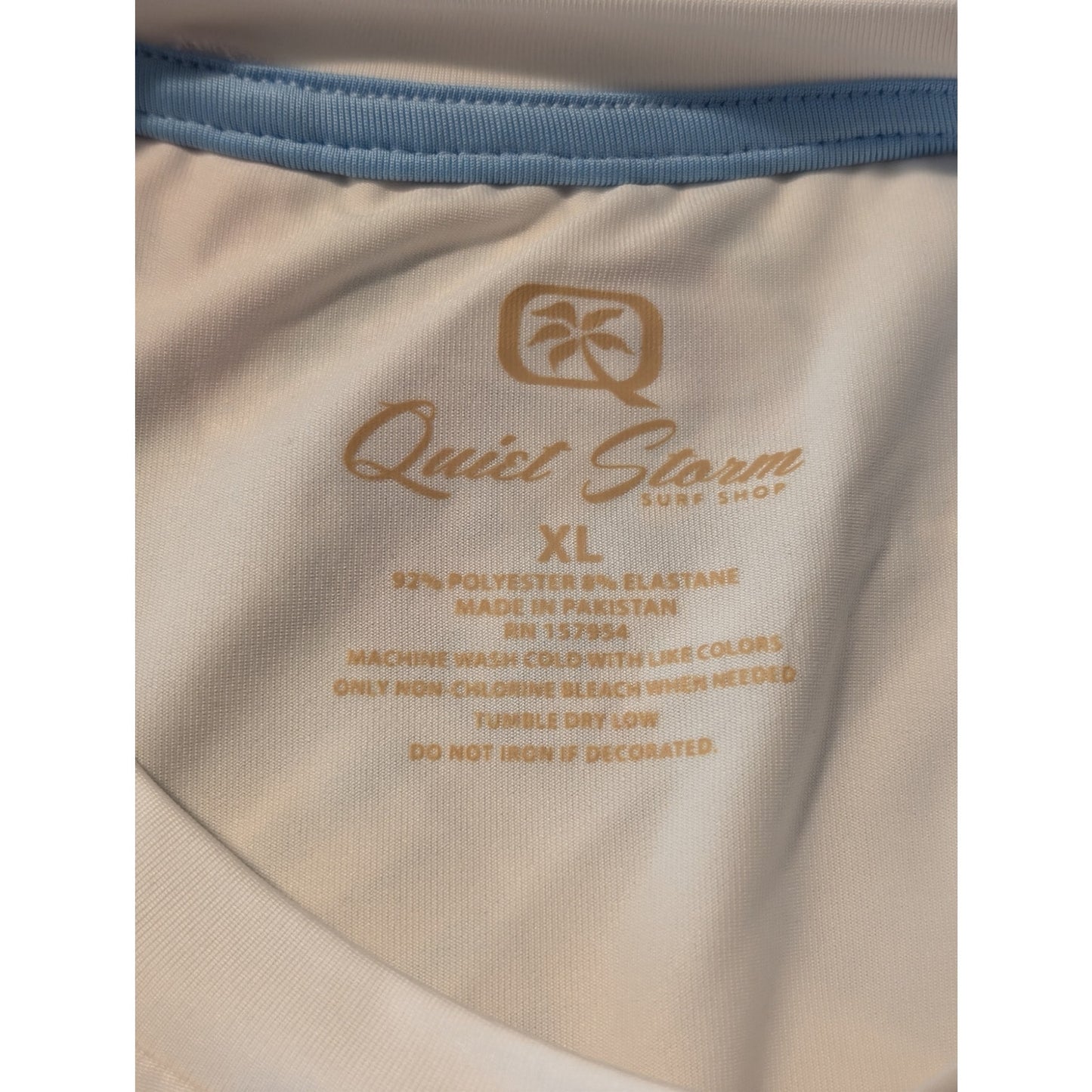 NWT Quiet Storm Hilton Head Rashguard Crew Neck Tee Mens Size XL