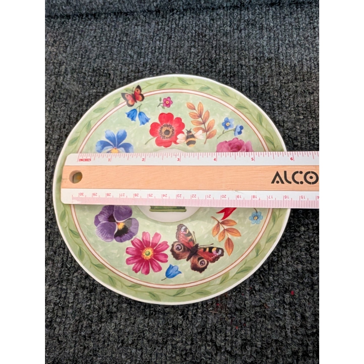 Vintage 2000 Roy Kirkham Bone China Summer Scents Made in England Saucer