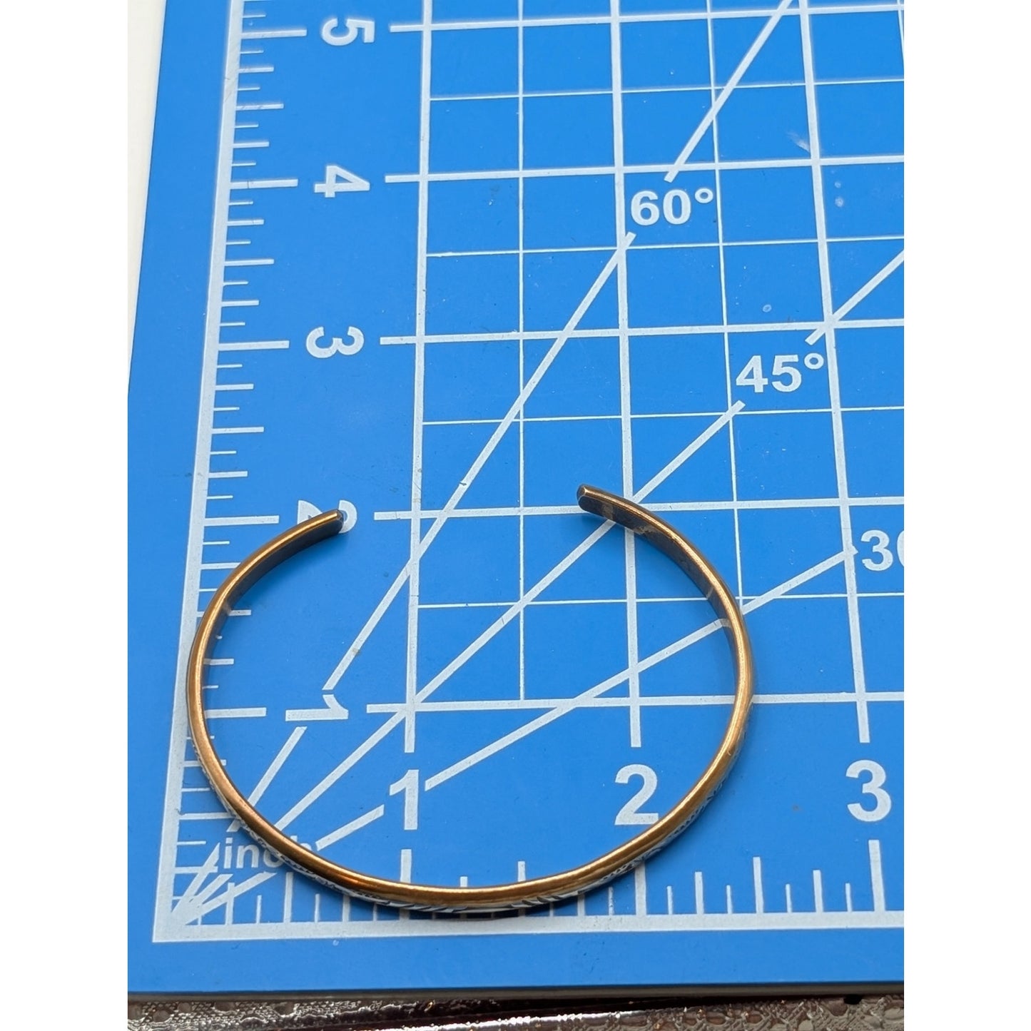 Hina's Treasures Artisan Designed Lehua Moon Phase Gold Filled Cuff Bracelet