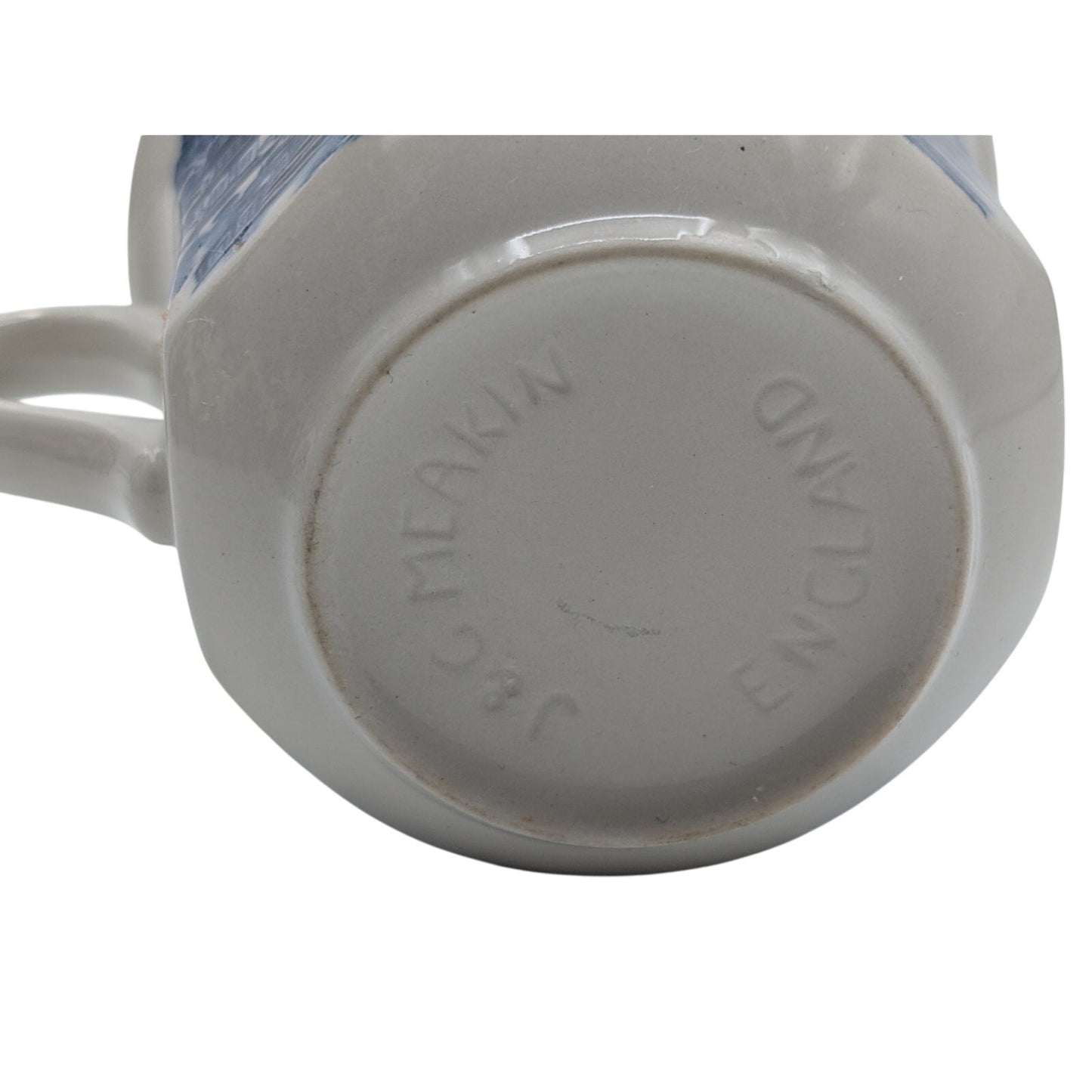 Vintage J & G Meakin Willow Blue Transferware Teacup England